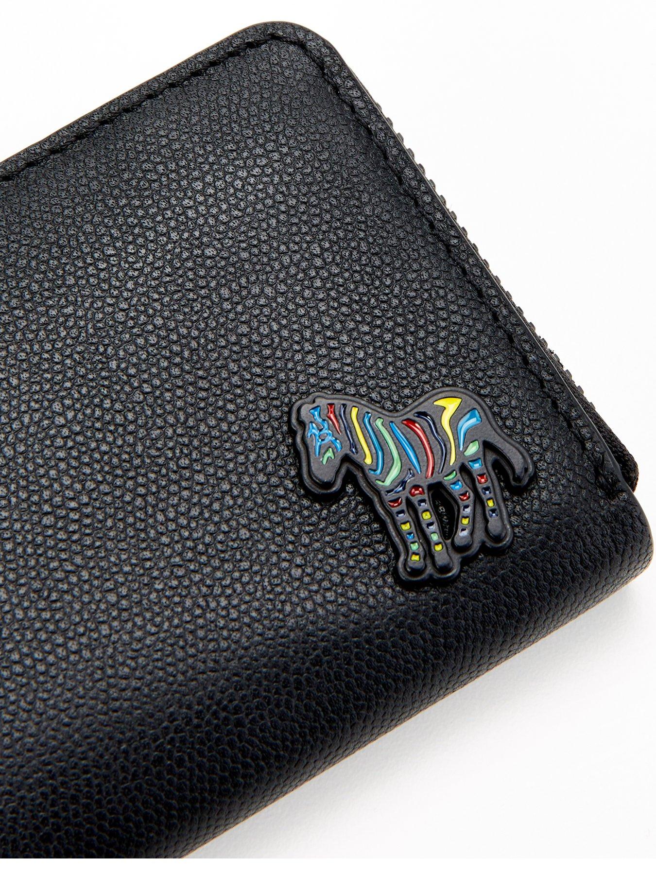 Image 2 of 3 of PS PAUL SMITH Zebra Zip Wallet - Black