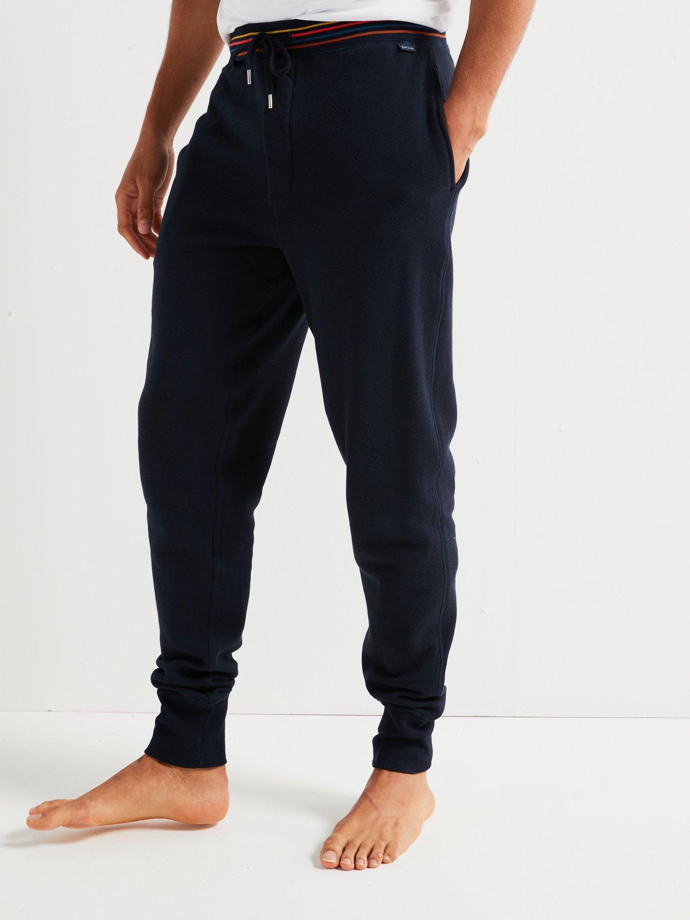 Calvin Klein Jeans Monologo Cuffed Joggers Black Very