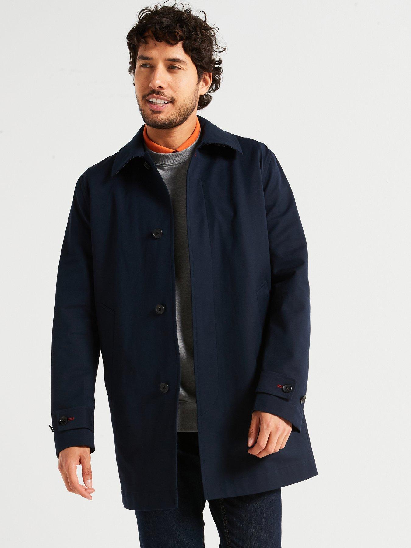 PS PAUL SMITH Lightweight Overcoat Blue Very