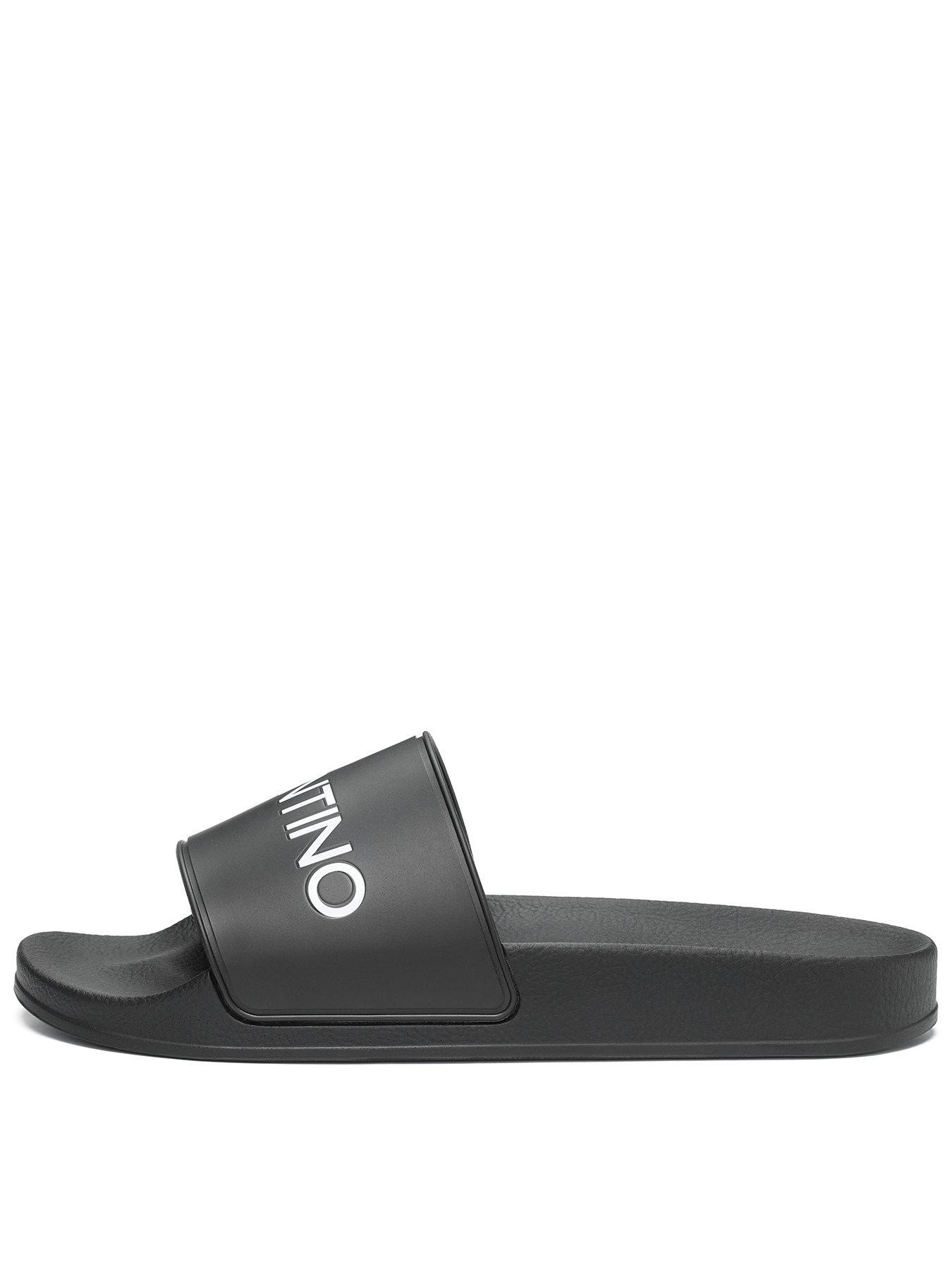 Valentino Giada Logo Sliders - Black