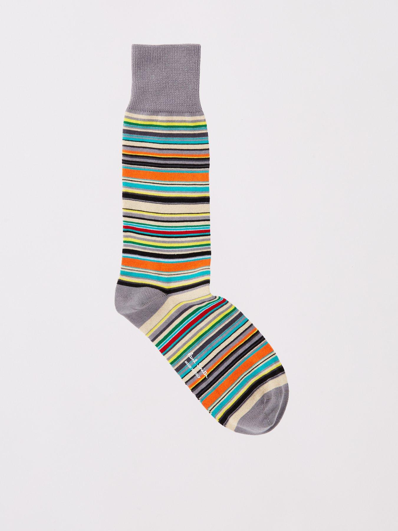 PS PAUL SMITH 3 Pack Signature Stripe Crew Socks - Multi | Very