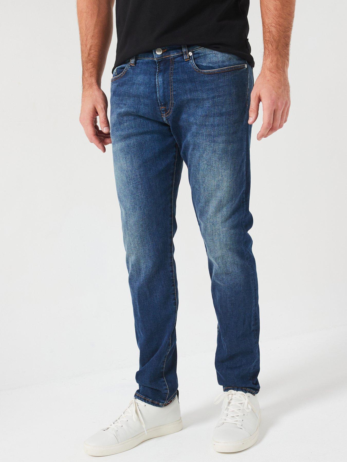 undefined Tapered Fit Jeans - Blue