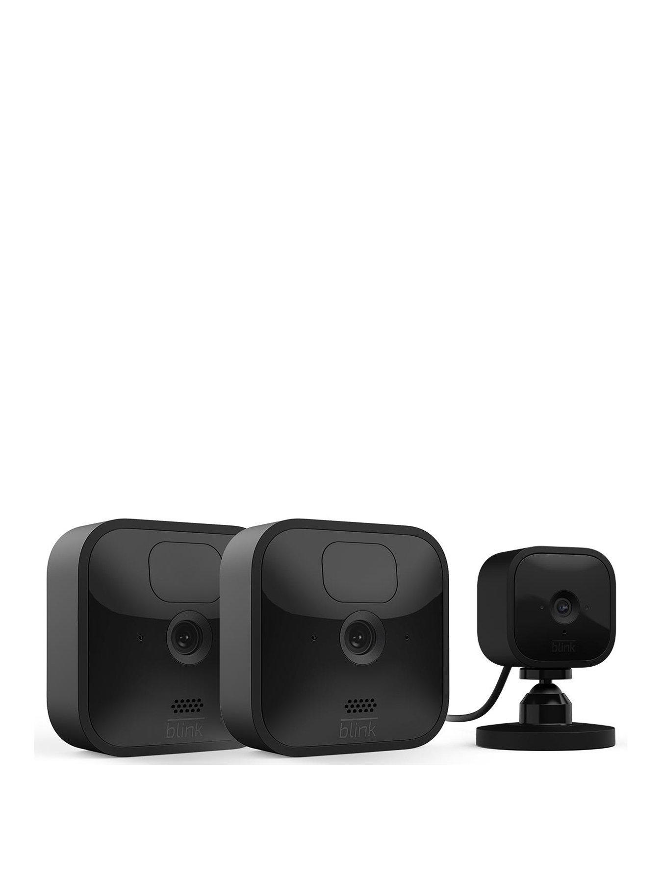 Product photograph of Blink Outdoor 2-camera System Black Mini Indoor Camera Black from very.co.uk