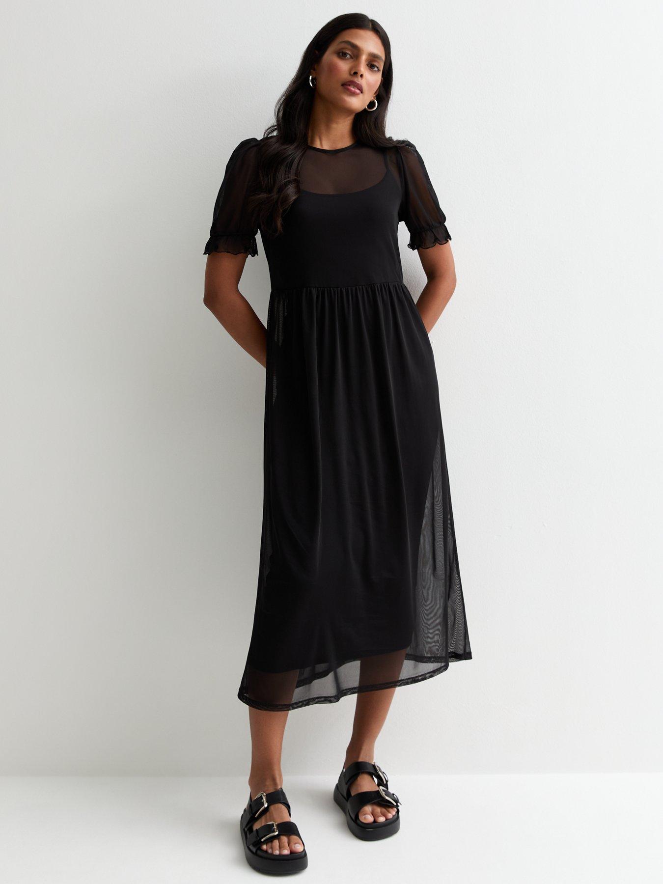 Plus size smock dress uk hotsell