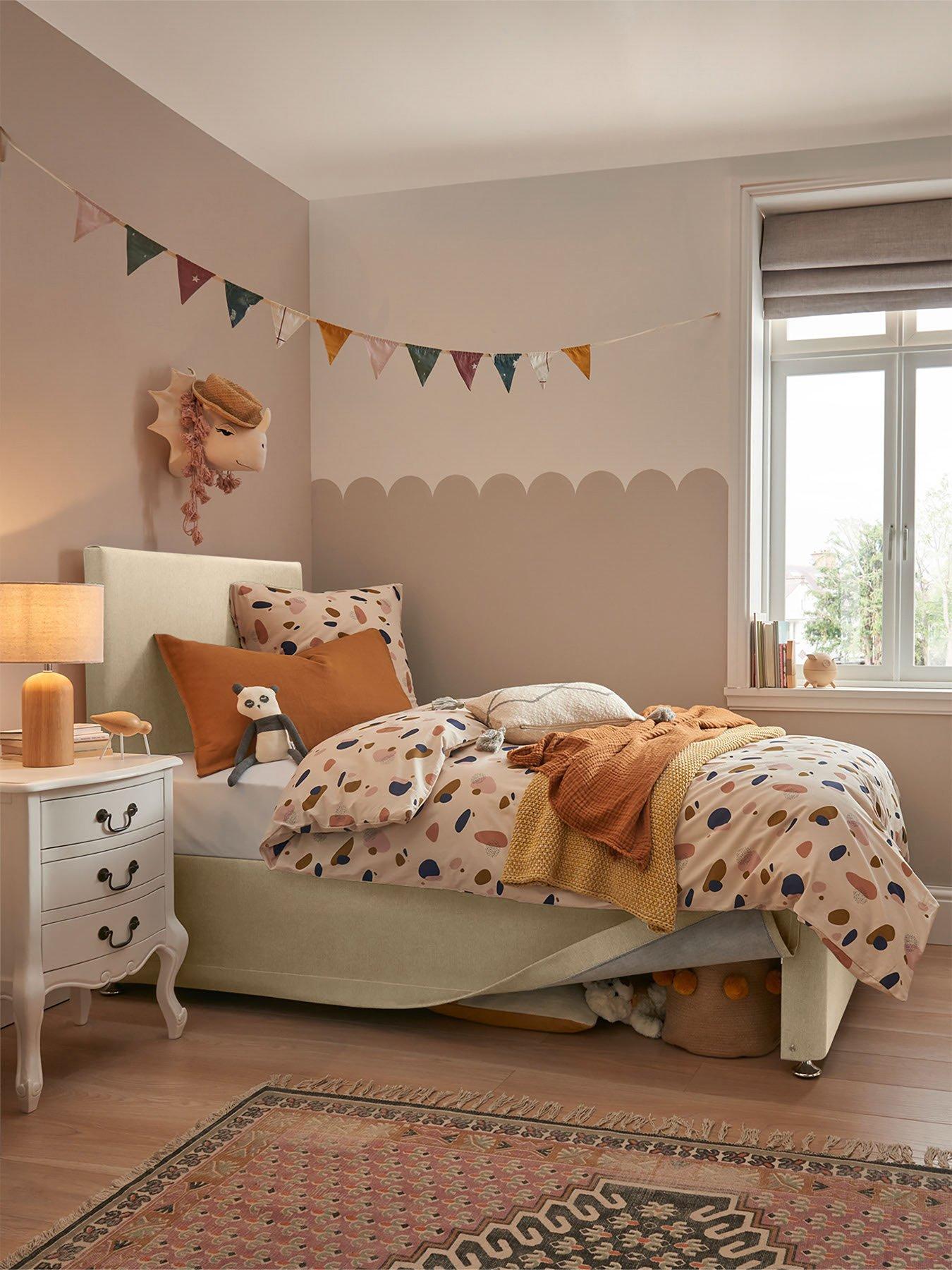 Product photograph of Silentnight Kids Comfort Eco Memory Maxi Store Divan Bed - Moon from very.co.uk