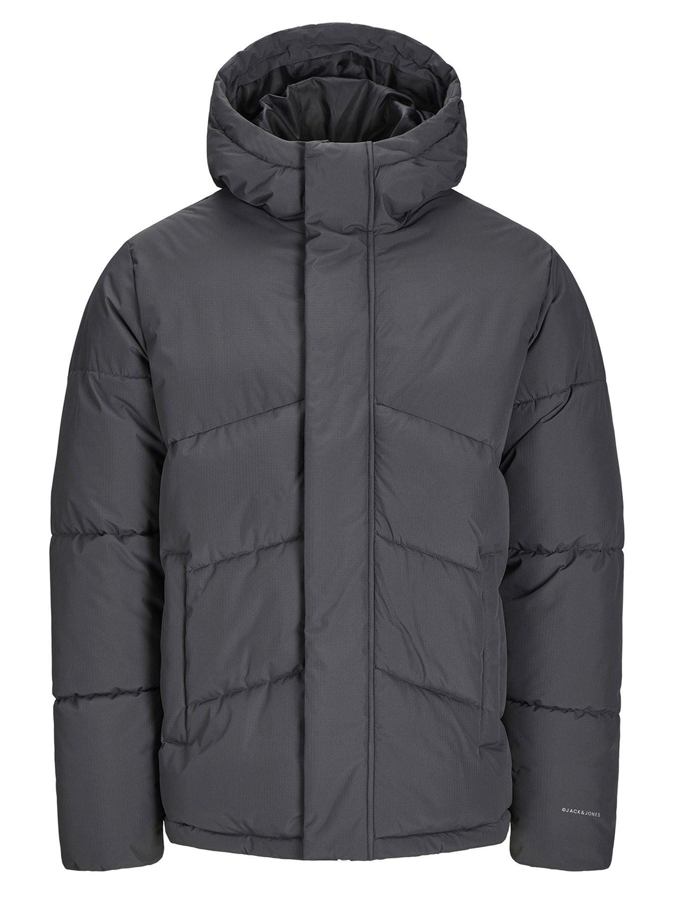 Jack Jones Junior Boys World Padded Jacket Asphalt Very