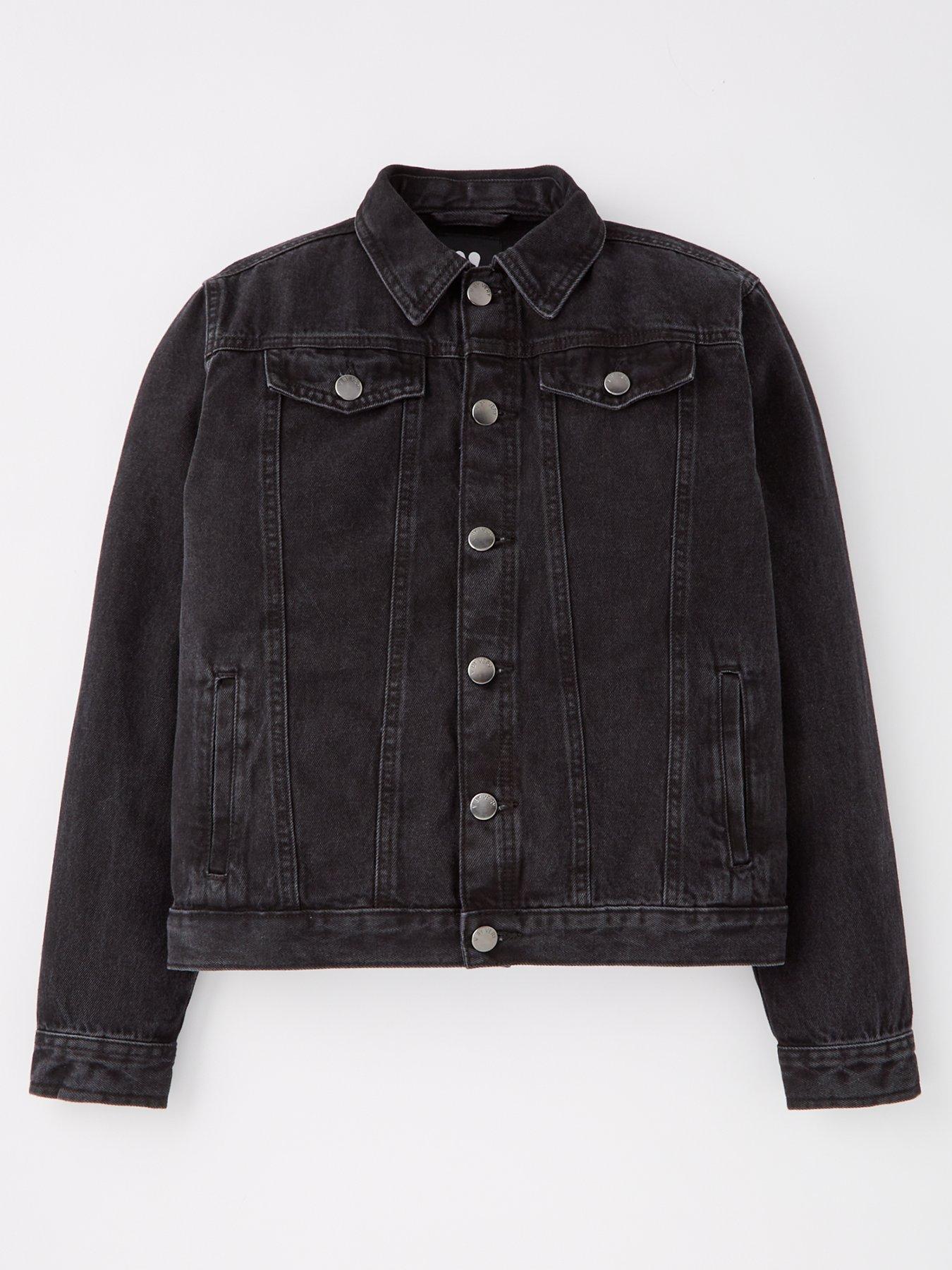 undefined Boys Denim Jacket - Black