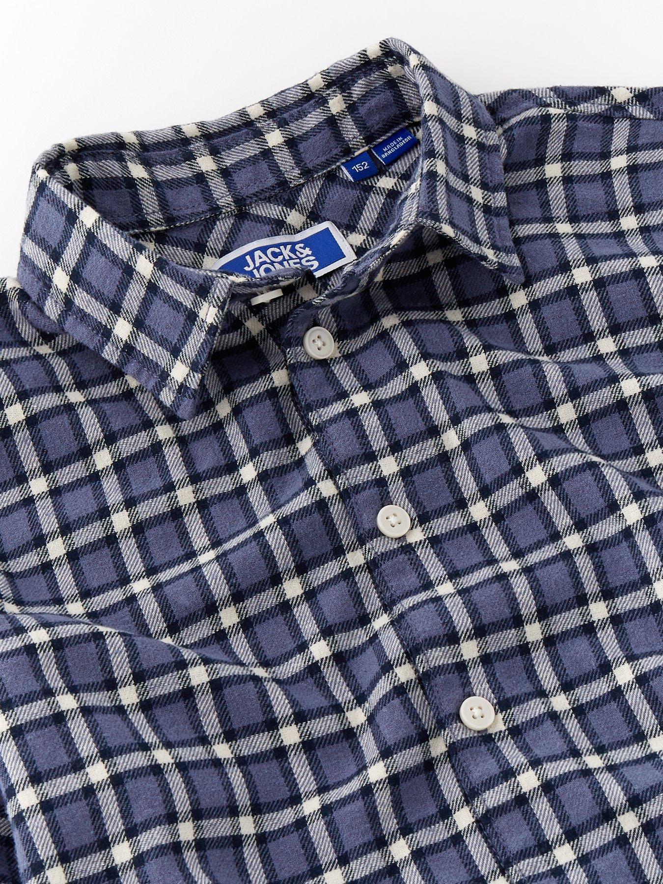 Camicia Flannel JACK & JONES Jjjoshua Per Bambini E Ragazzi - Cotone E Poliestere, Autunno - Foto 6