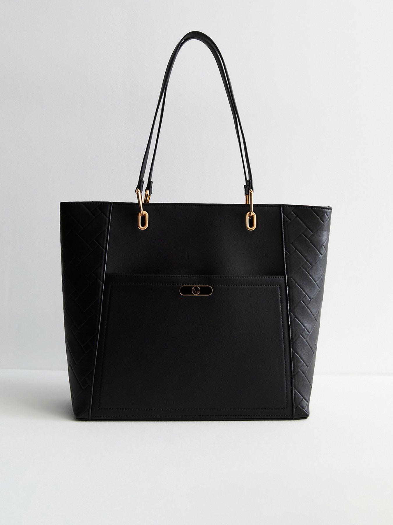 Black tote sale hotsell