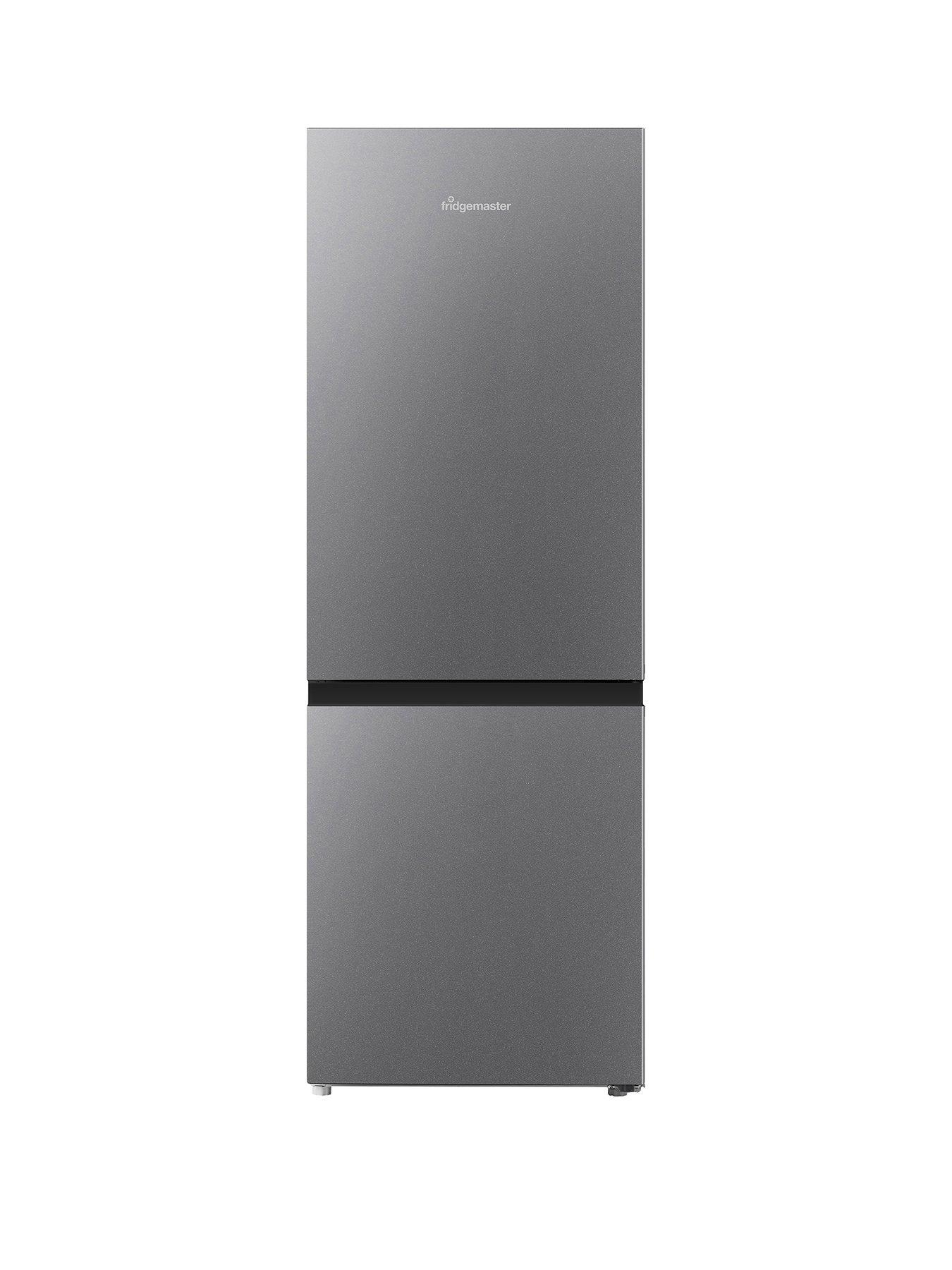 Fridgemaster MC50165ES 50cm Wide, 143cm Tall Fridge Freezer - Silver
