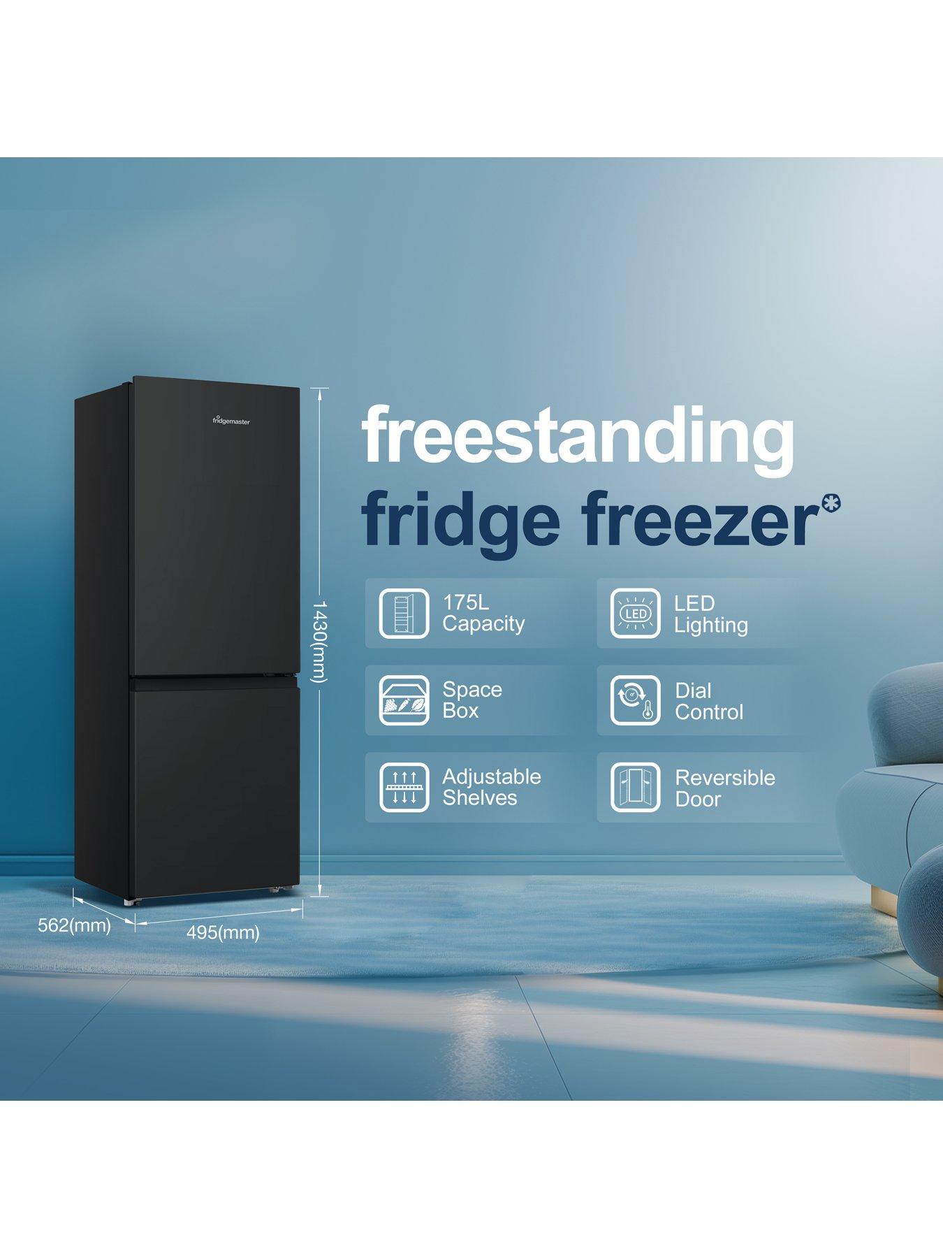 Image 3 of 8 of Fridgemaster MC50165EB 50cm Wide, 143cm Tall&nbsp;Fridge Freezer - Black