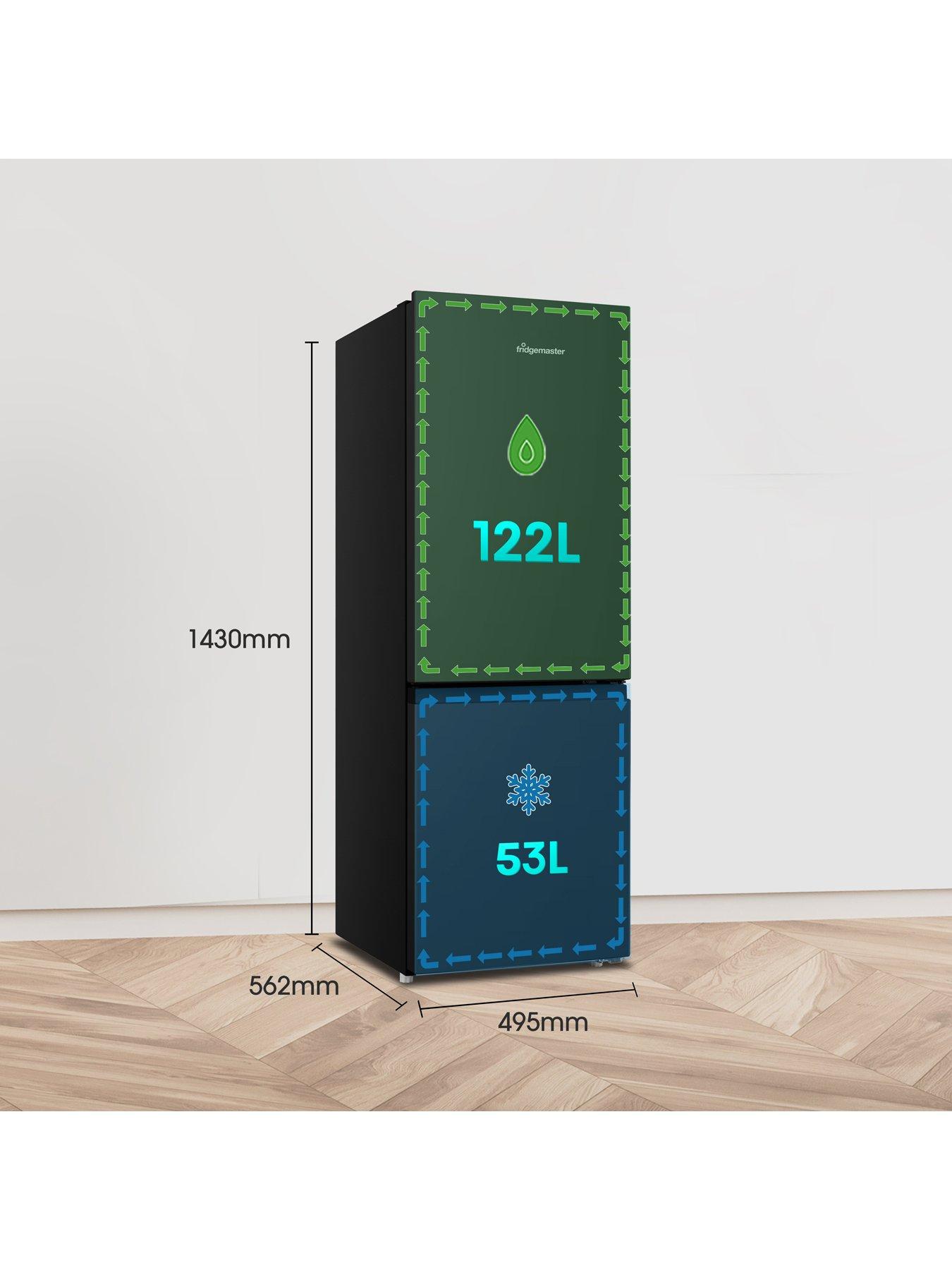 Image 4 of 8 of Fridgemaster MC50165EB 50cm Wide, 143cm Tall&nbsp;Fridge Freezer - Black