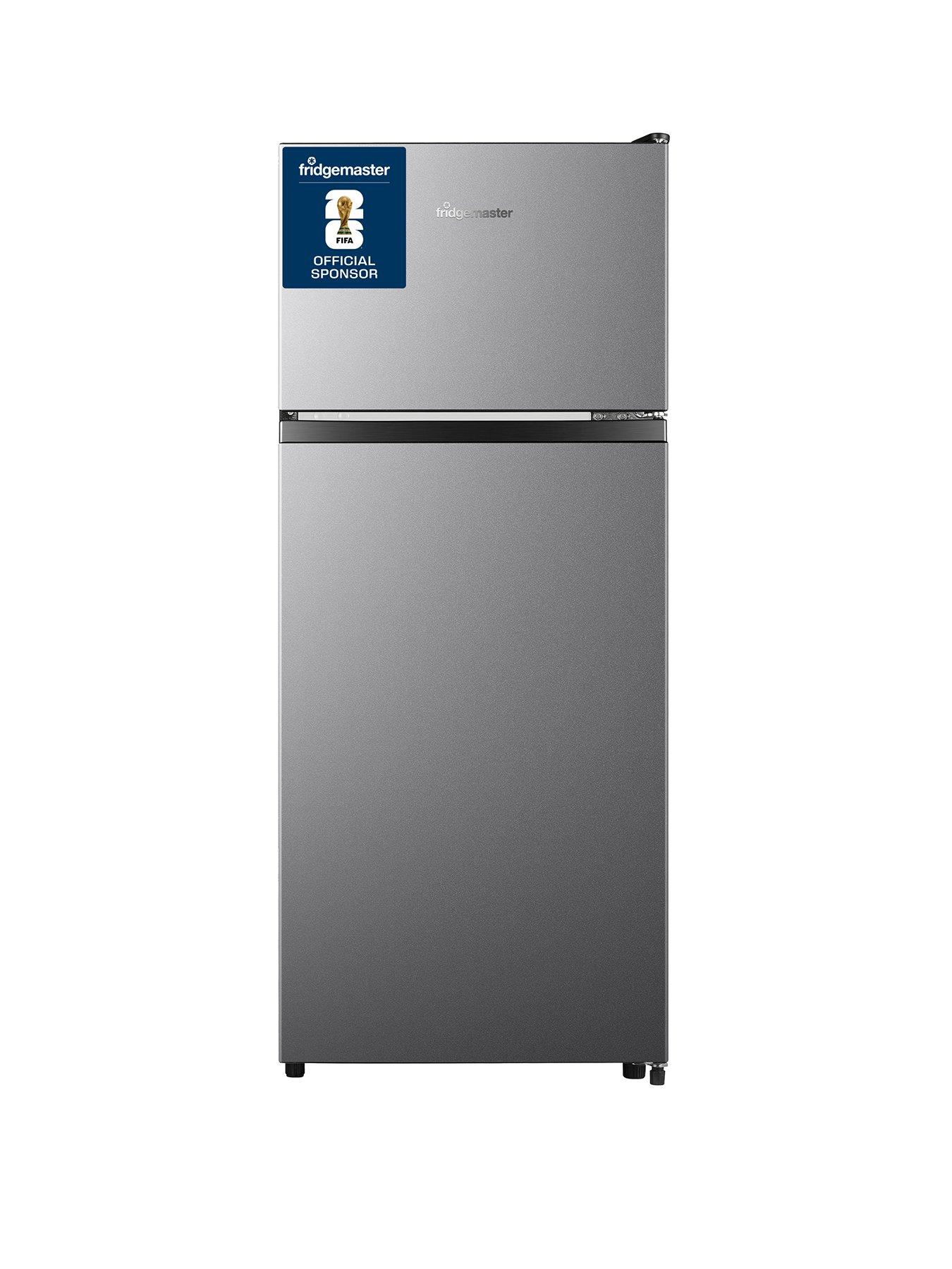 Fridgemaster MTM48120ES 48cm Wide, 117cm Tall Fridge Freeze - Silver