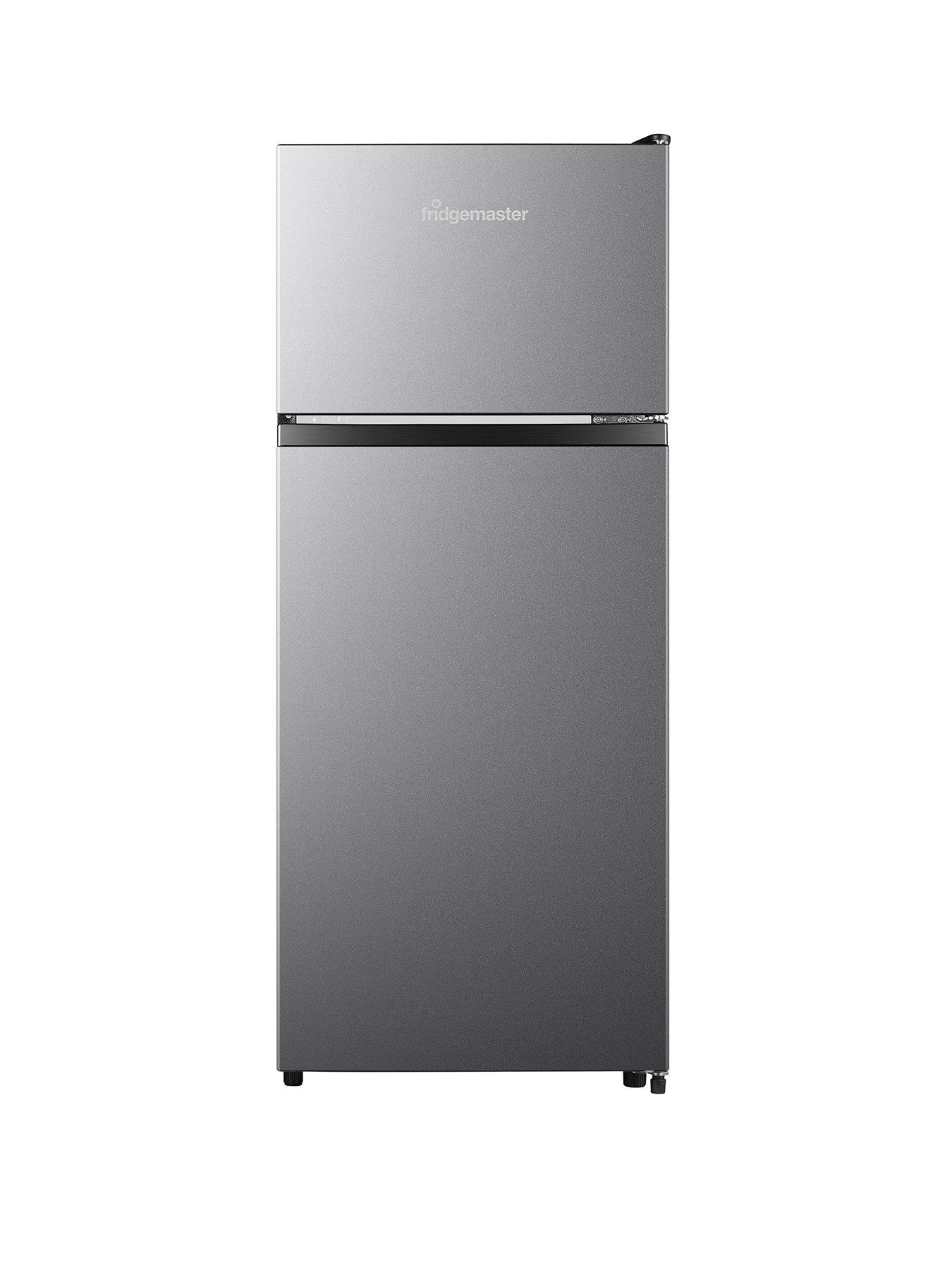 Fridgemaster MTM48120ES 48cm Wide, 117cm Tall Fridge Freeze - Silver