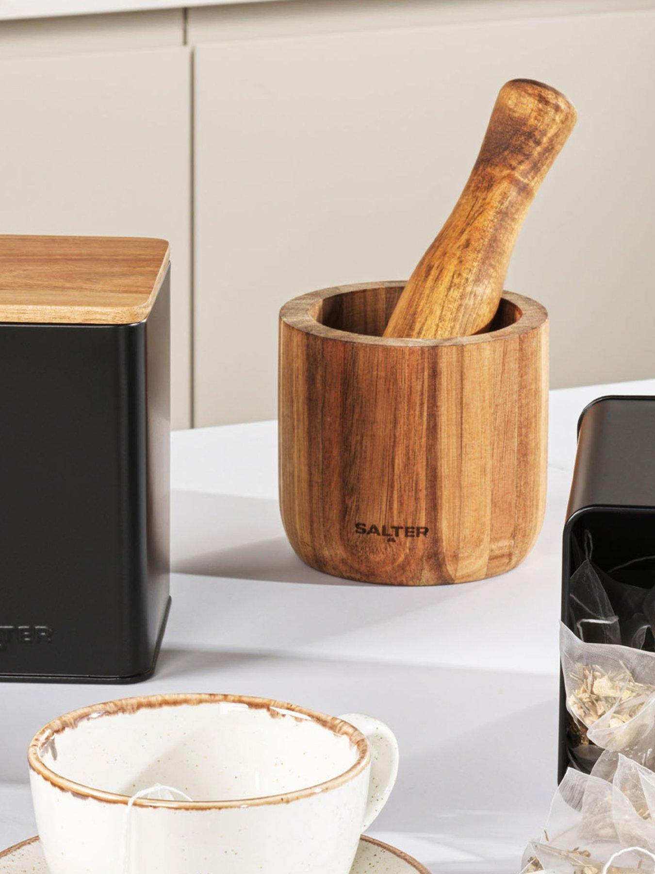undefined Toronto Acacia Wood Pestle and Mortar