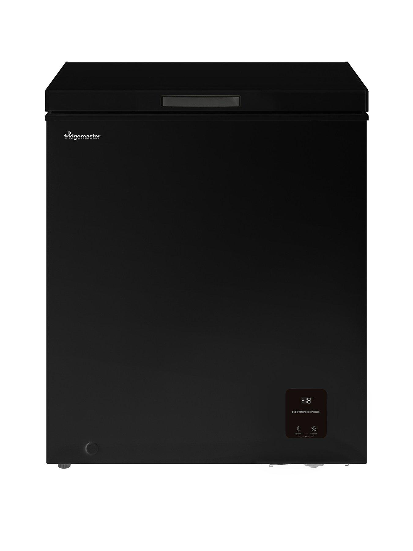 Product photograph of Fridgemaster Mcf142eb 142l Chest Freezer - Black from very.co.uk