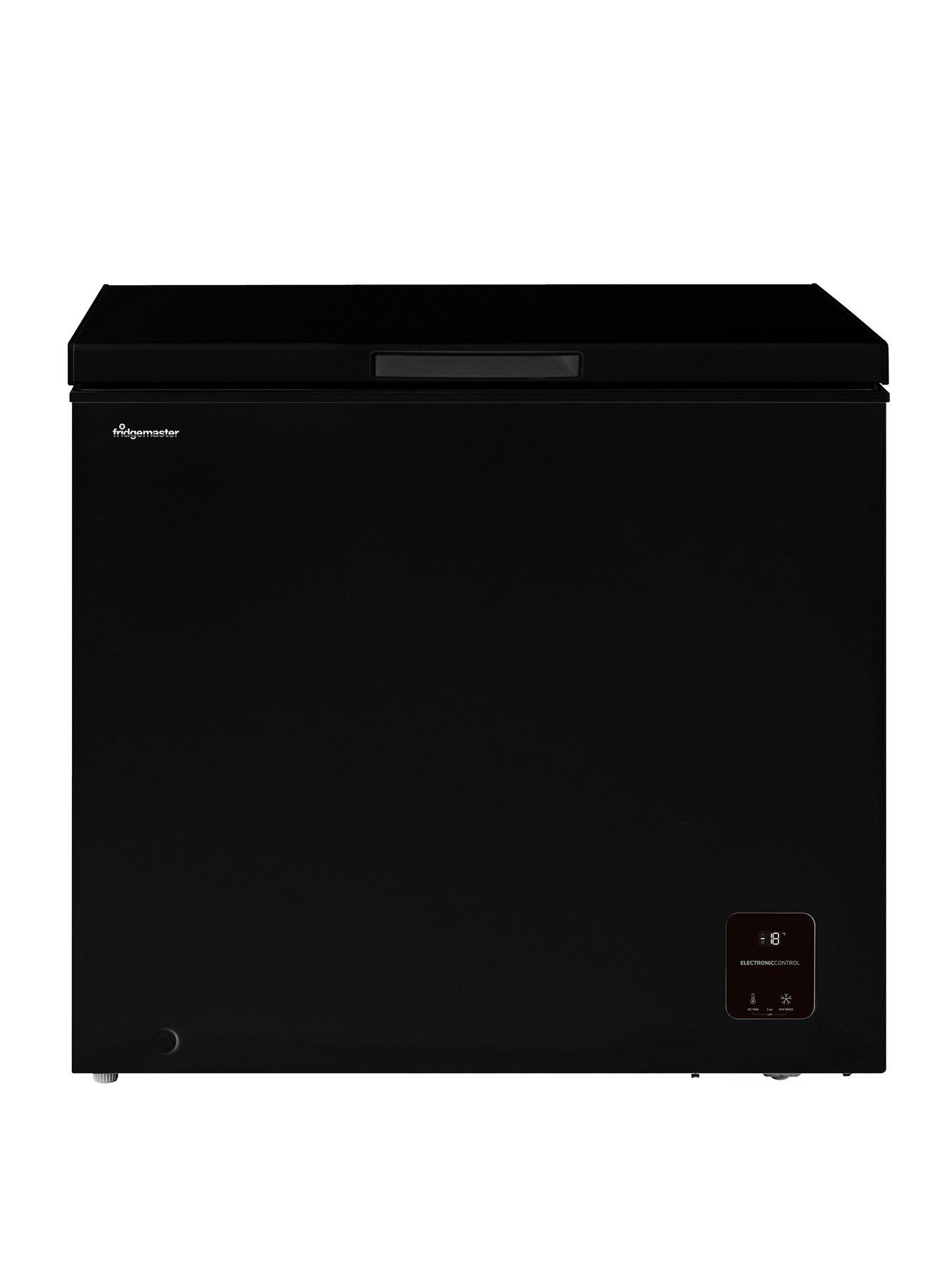 Product photograph of Fridgemaster Mcf198eb 198l Chest Freezer - Black from very.co.uk