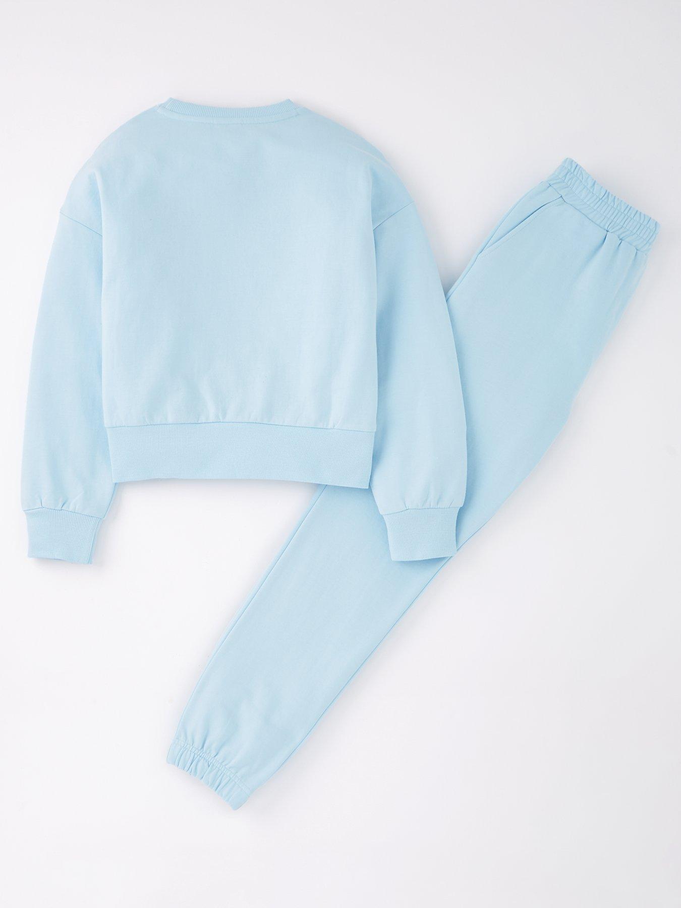 Disney Lilo Stitch Disney Stitch 2 Piece Varsity Sweat And Jogger Set Blue Very