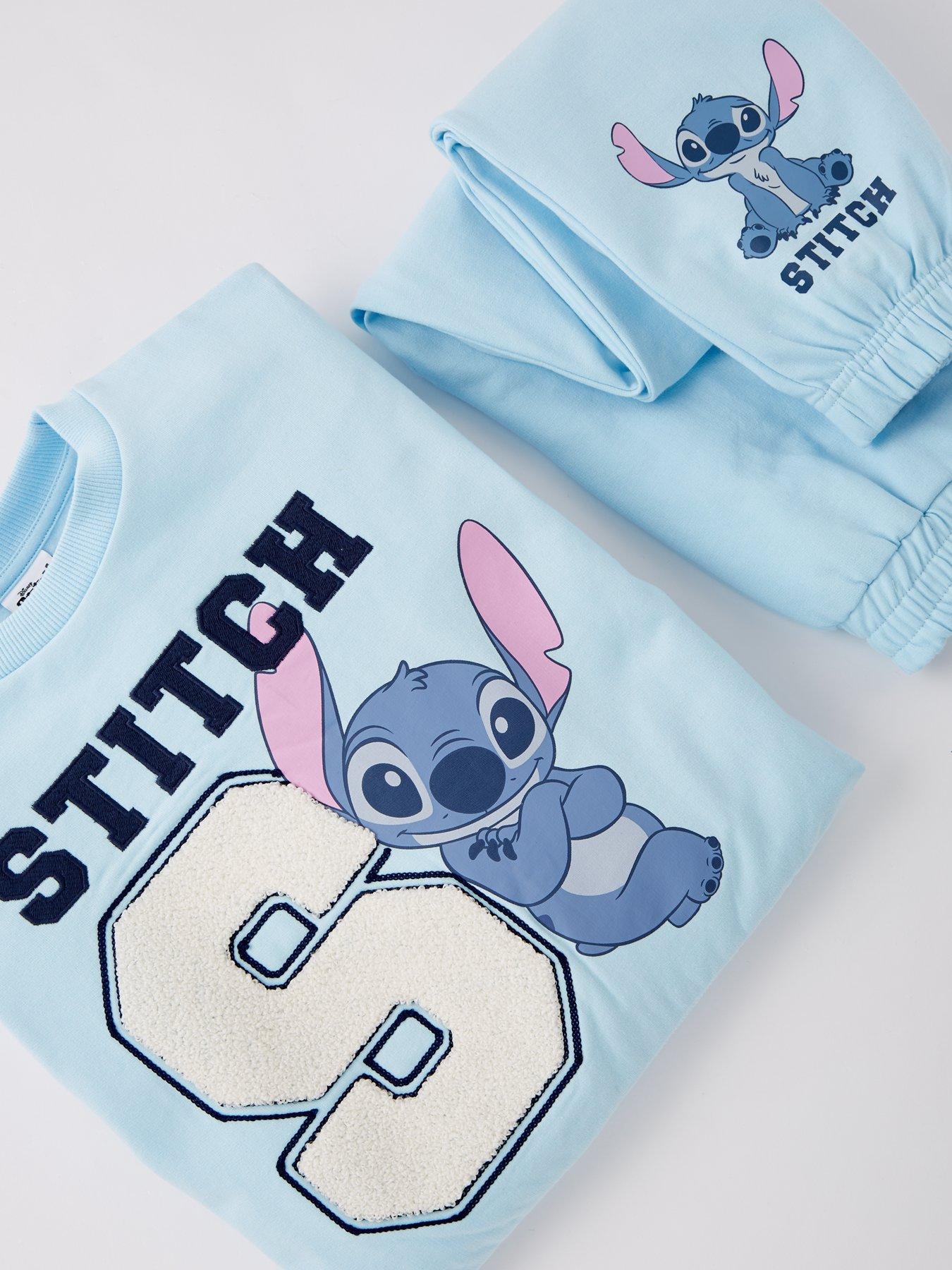 Disney Lilo Stitch Disney Stitch 2 Piece Varsity Sweat And Jogger Set Blue Very
