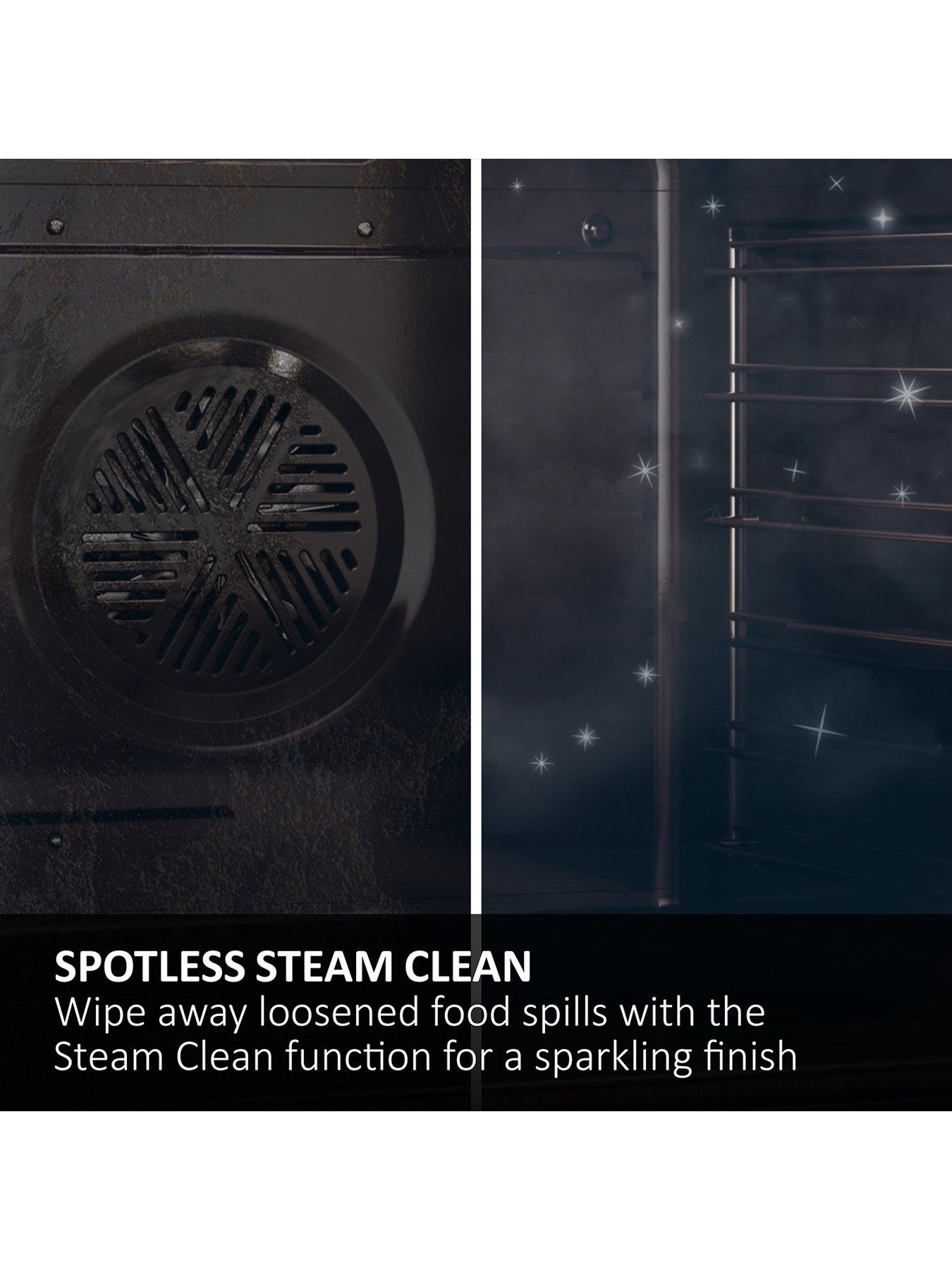 Image 4 of 7 of Haier H6 ID25G3HTB1 78L Single Oven, 25F + WiFi, Steam clean, Graphic UX, Telescopic - Black &amp; Black Glass