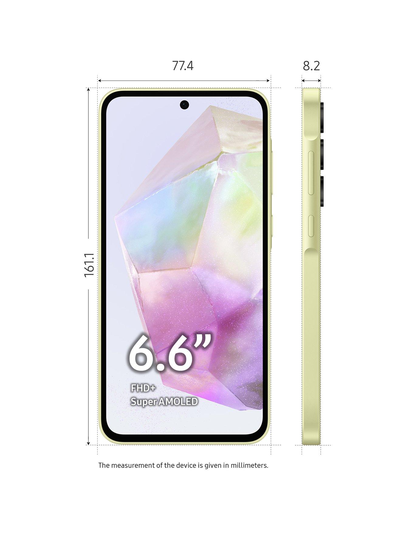 Image 2 of 8 of Samsung Galaxy A35 5G (6GB RAM, 128GB Storage)&nbsp;with Galaxy&nbsp;Buds FE Earbuds (White)