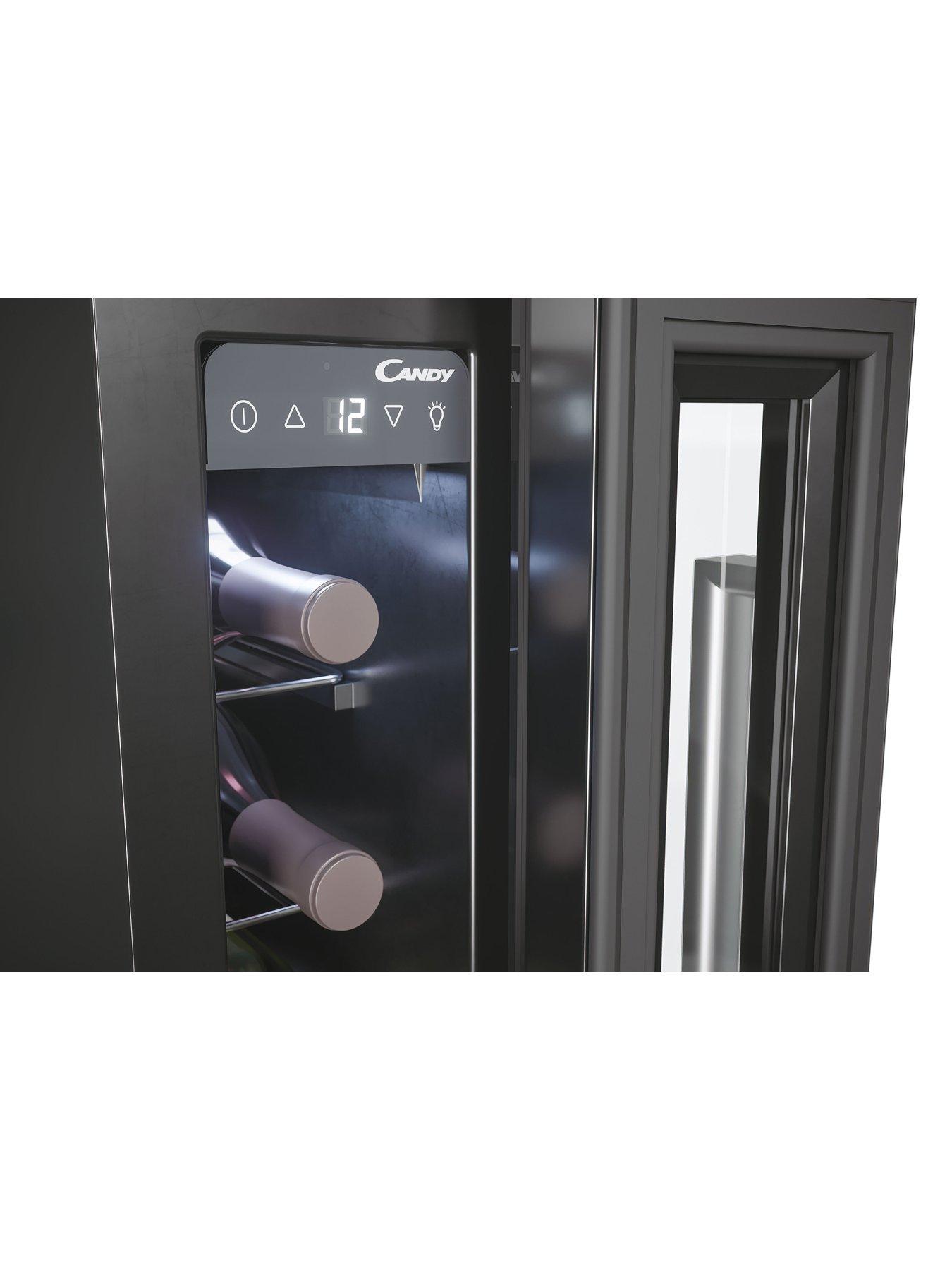 Image 3 of 6 of Candy CCVB 15 UK/1 Built In Wine Cooler, 7-Bottle Capacity - Black