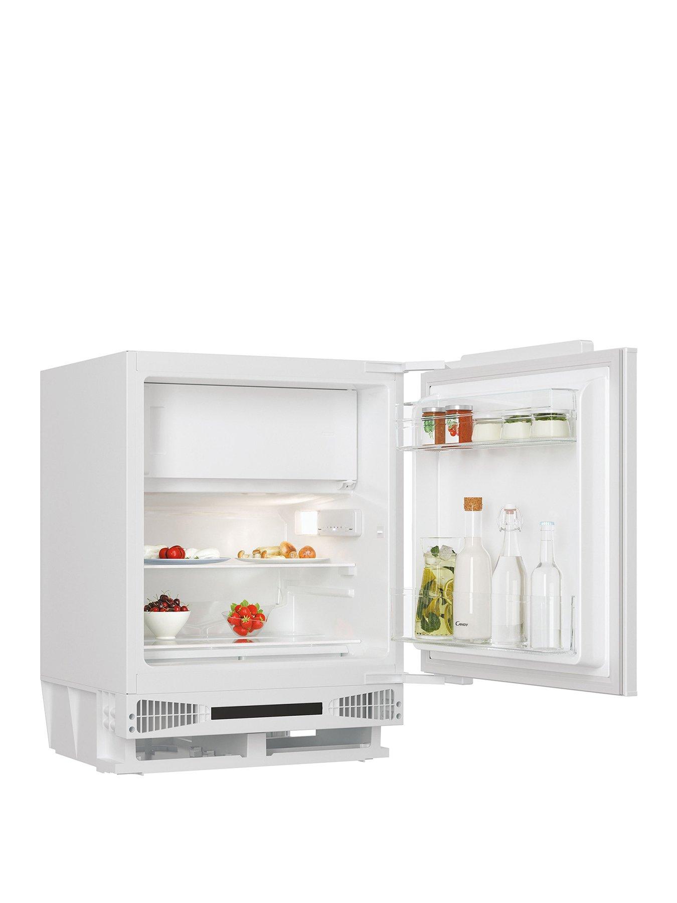 Product photograph of Candy Cm4se68ewk Integrated Undercounter Fridge With Icebox - White - Fridge With Installation from very.co.uk