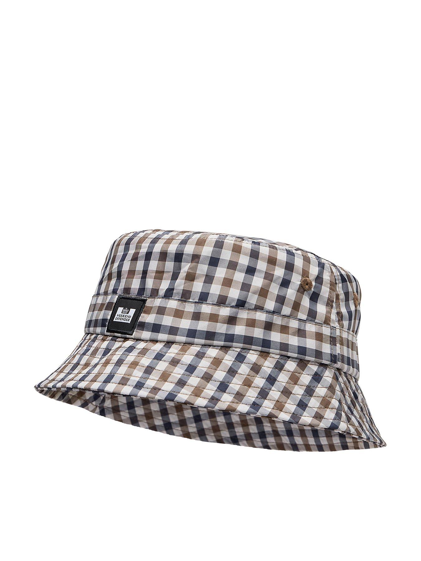 Check bucket hat best sale