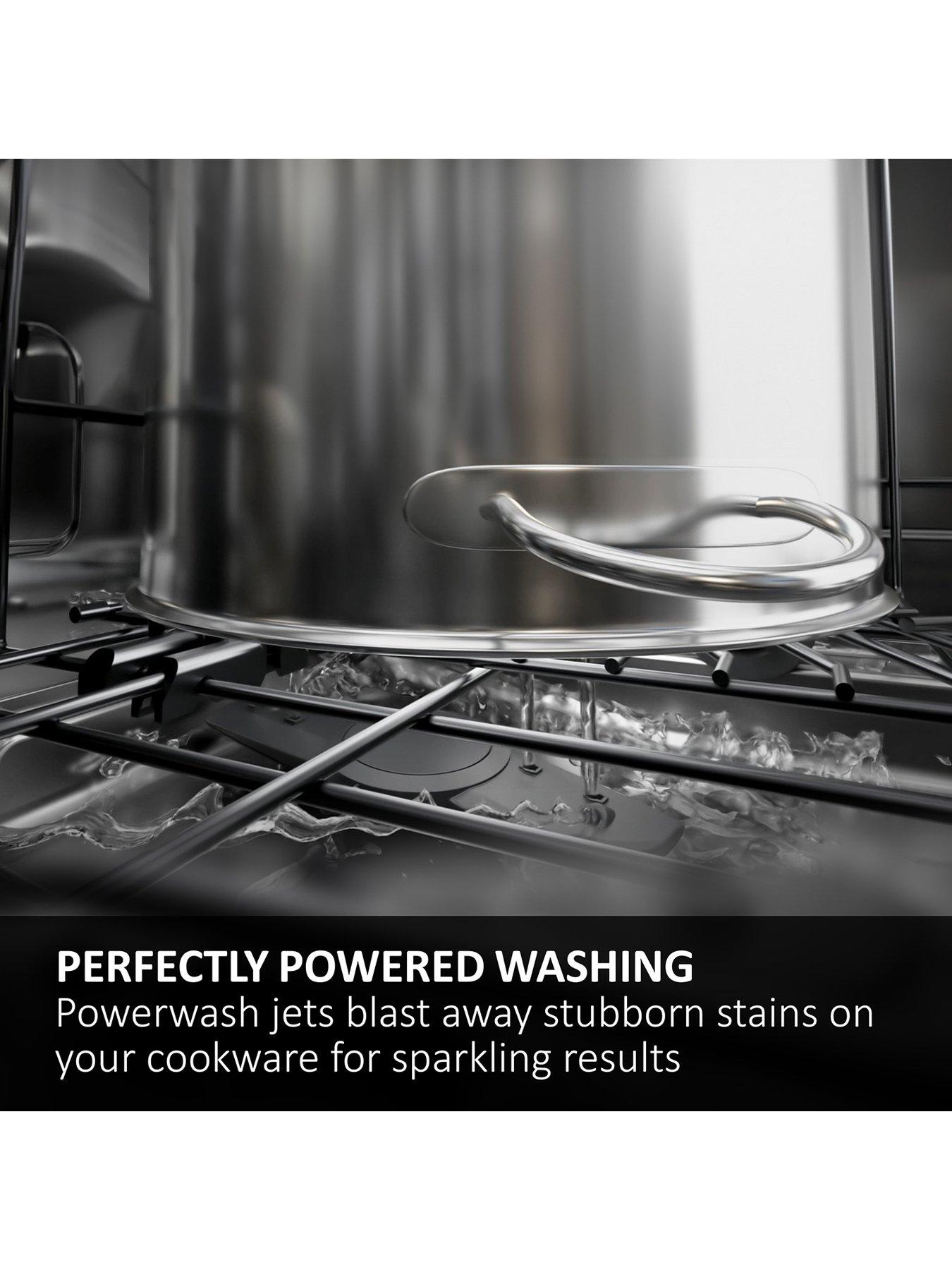 Image 4 of 7 of Haier Washlens Plus XS 4B4S3FSB-80 Full Size Fully Integrated 14 Place Dishwasher, WiFi Enabled, B Rated -&nbsp;Black