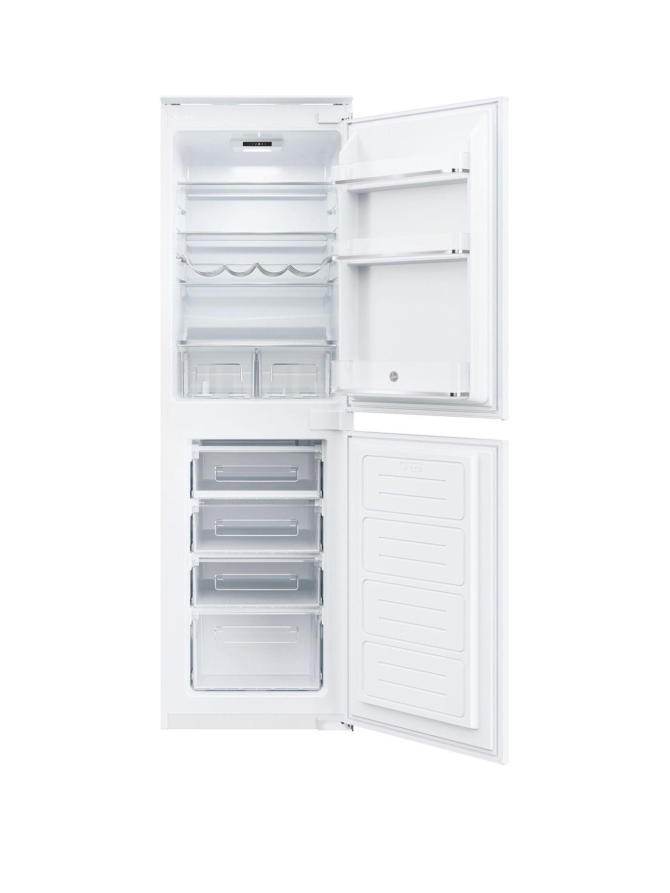 Product photograph of Hoover Hob50s518ek 177cm High Integrated 50 50 Static Fridge Freezer E Rated - White - Fridge Freezer With Installation from very.co.uk