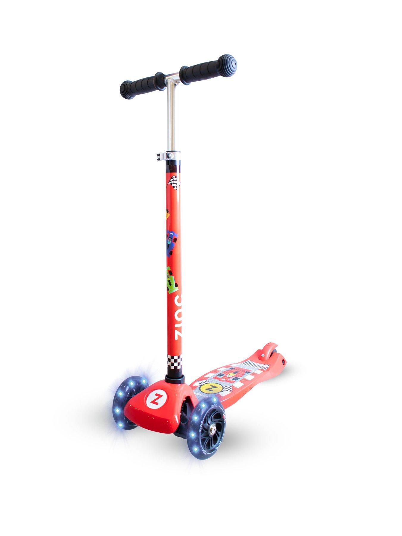 undefined Three Wheeled Light Up Explorer Scooter - Racing Car
