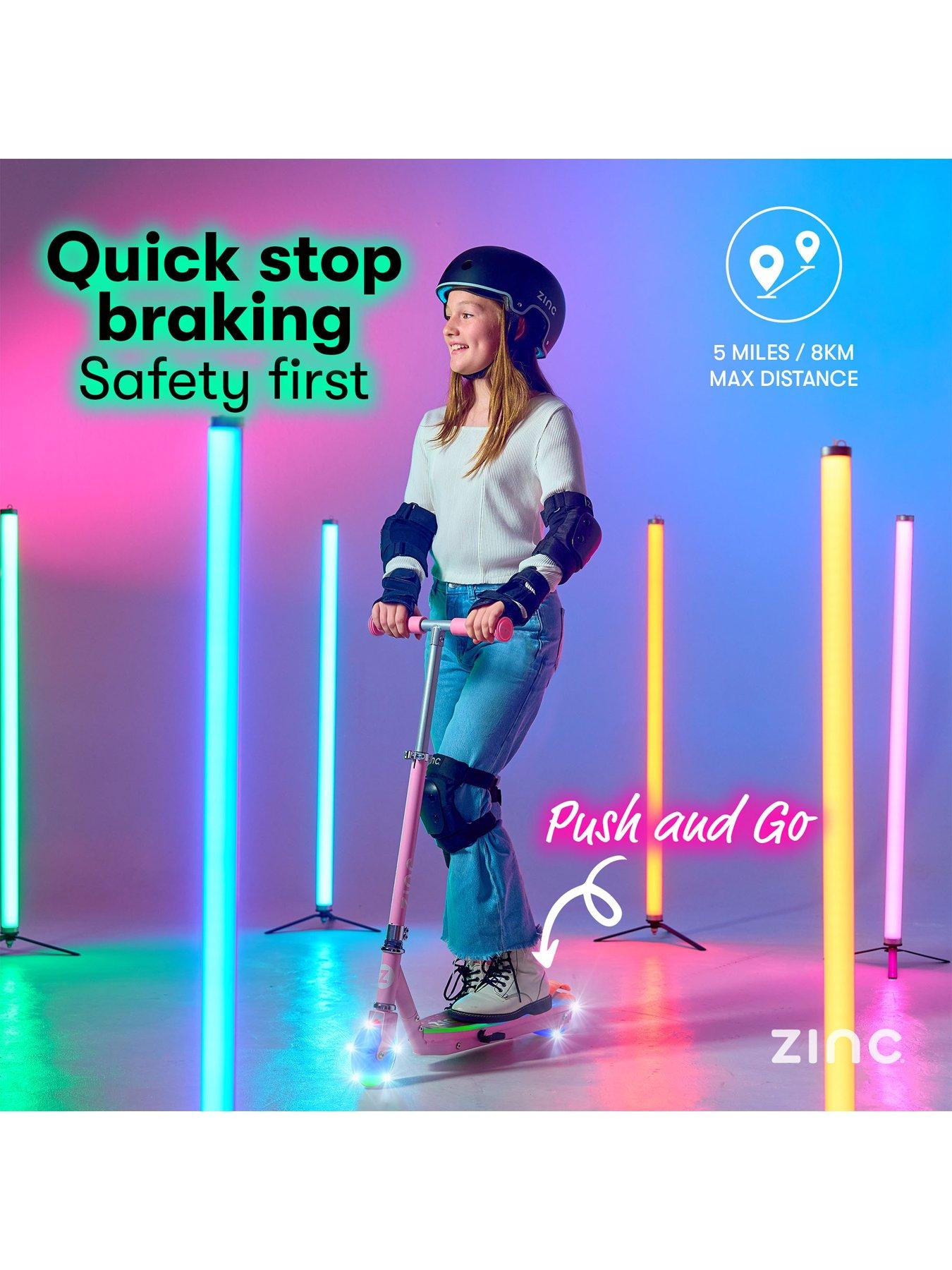 Image 4 of 7 of Zinc Spirit Kids Electric Scooter - Pink