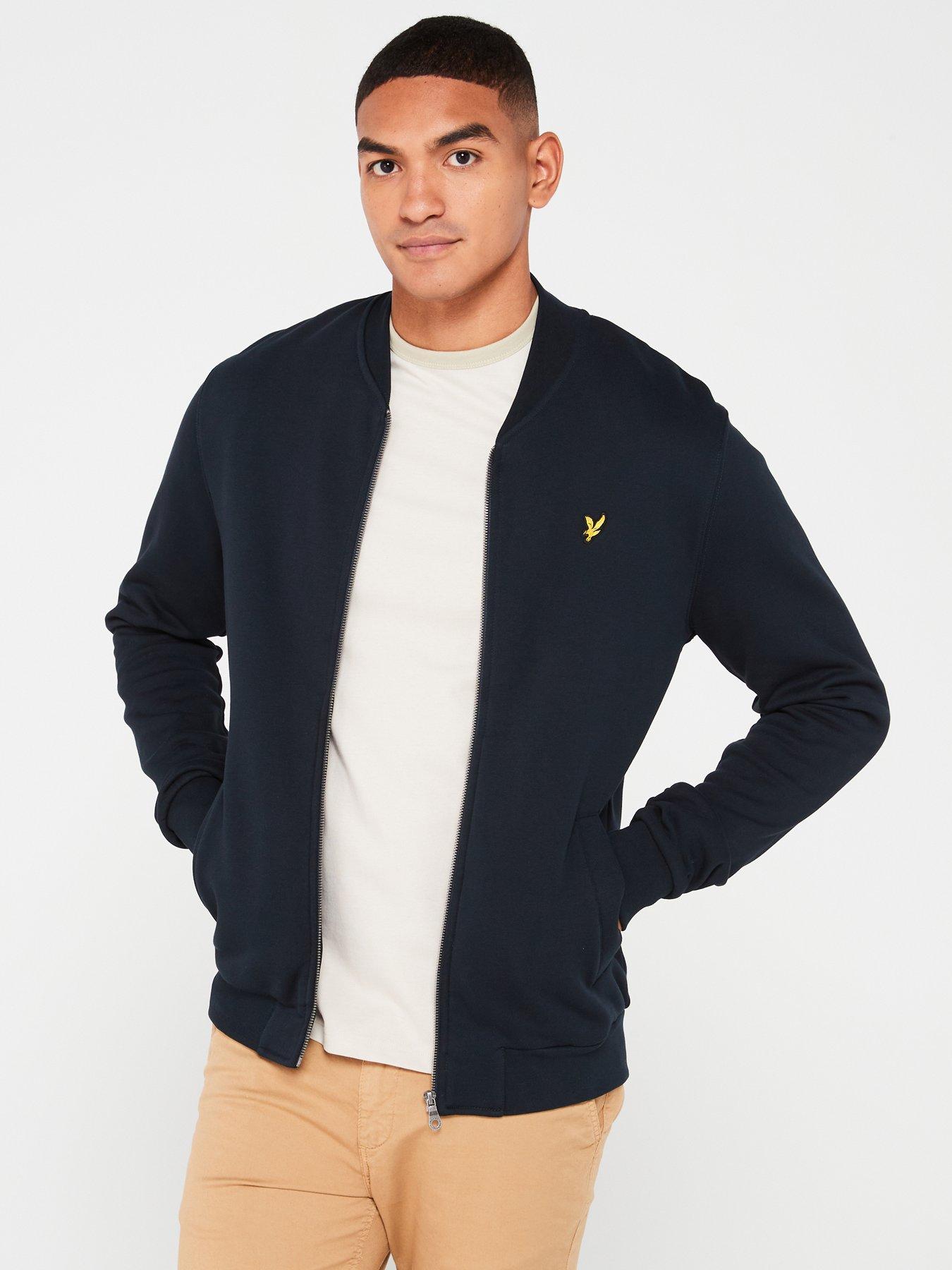 Navy Lyle And Scott Reversible Bomber Jacket Lyle Scott Lyle Scott - Main Image