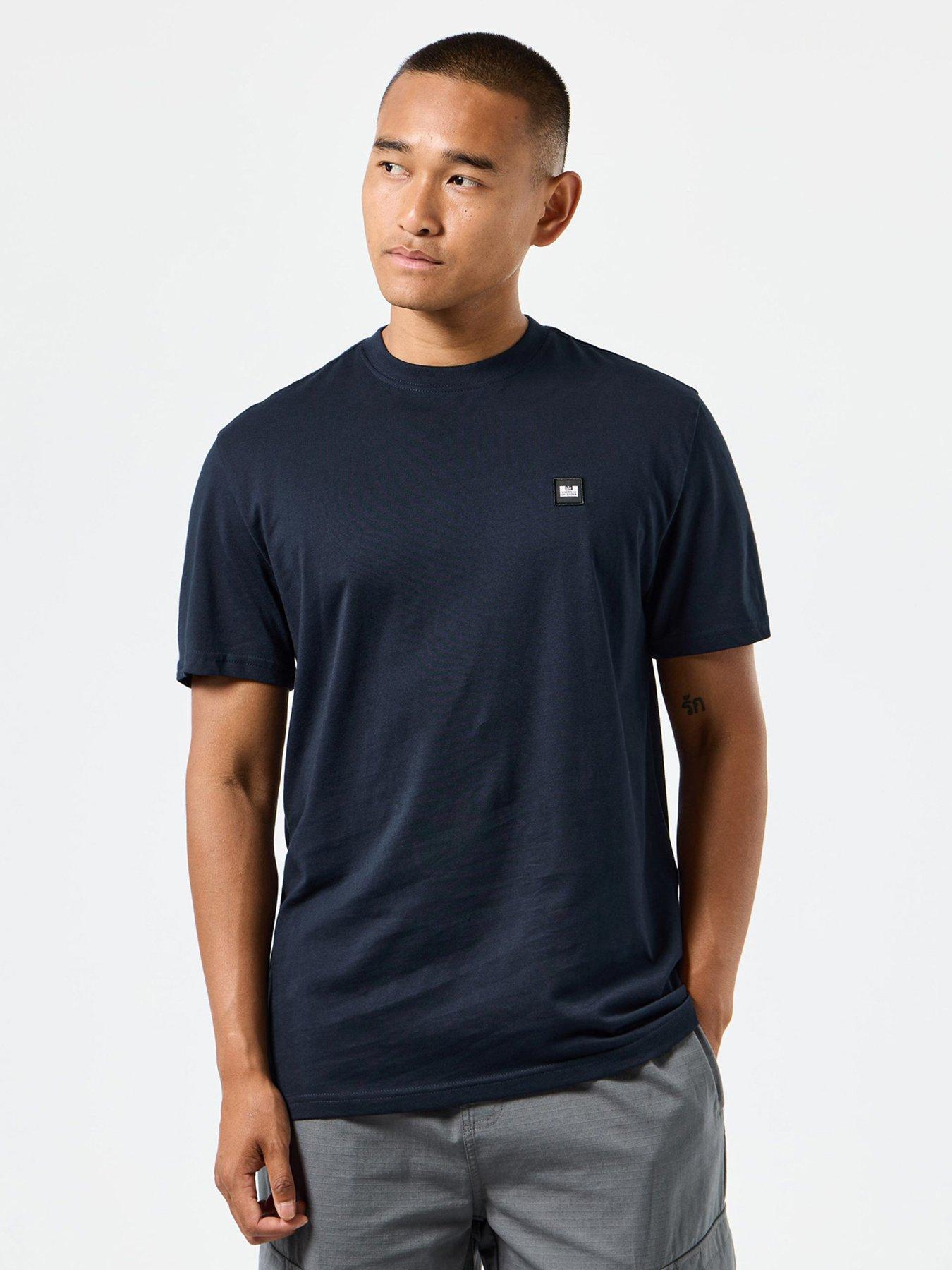 undefined Cannon Beach Plain Badge T-Shirt - Navy