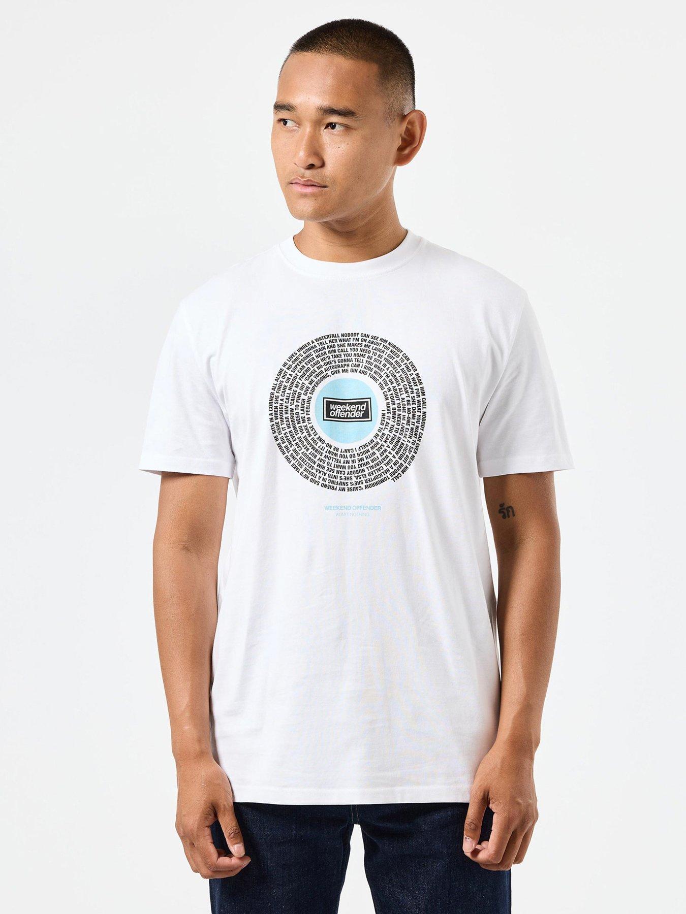Image 1 of 5 of Weekend Offender Supersonic Graphic T-shirt - White