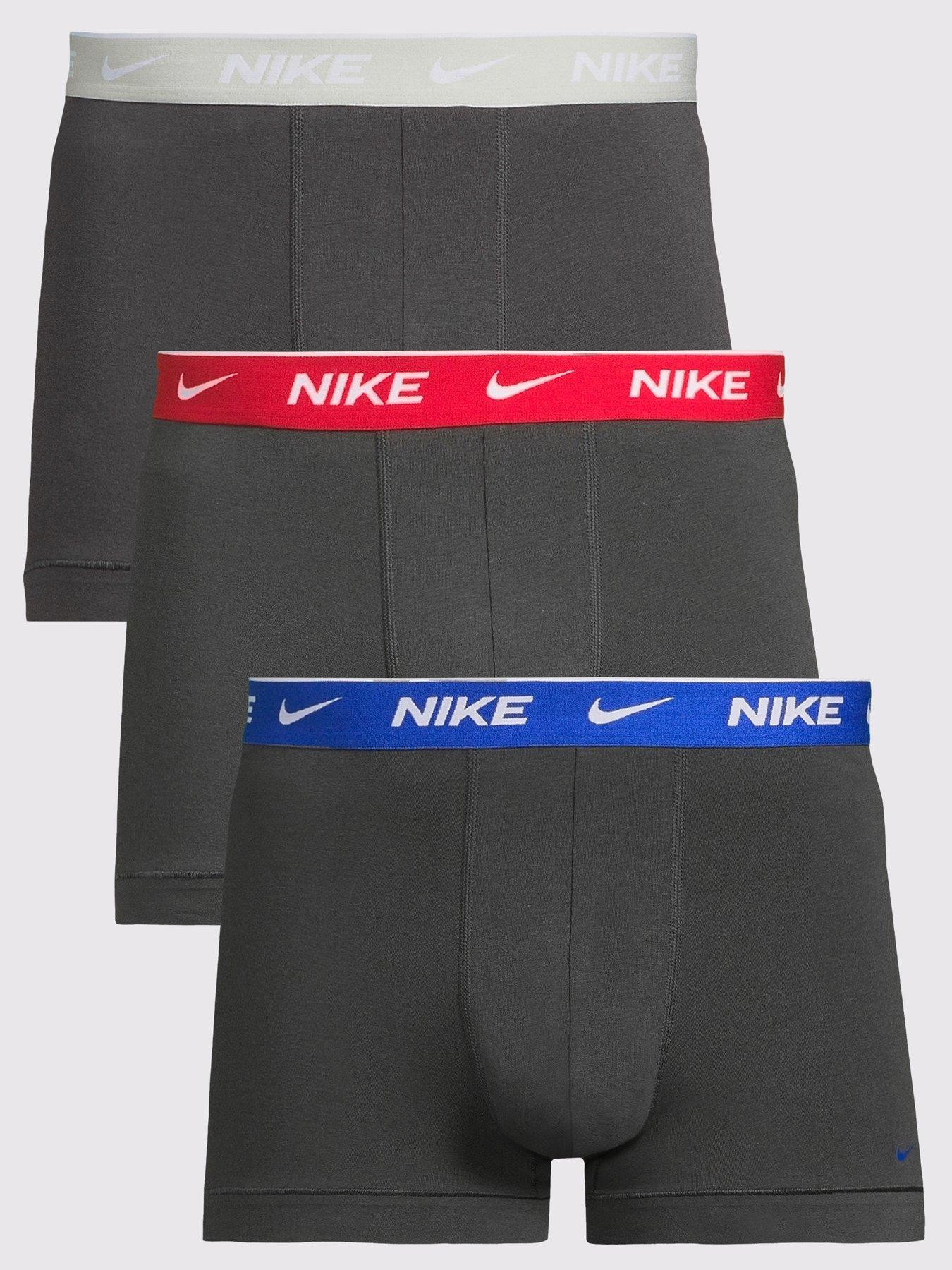 undefined 3pk Trunk Boxers- Grey/multi Waistband