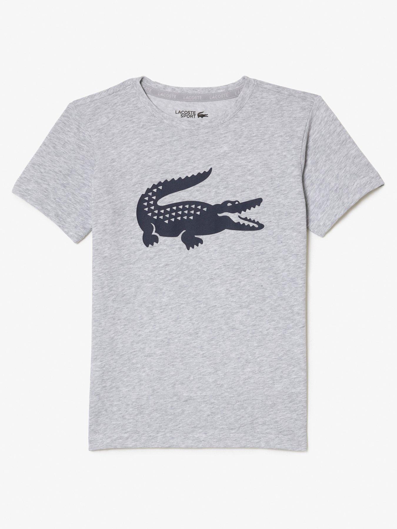 undefined Kids Lacoste Core Performance T-Shirt - Grey