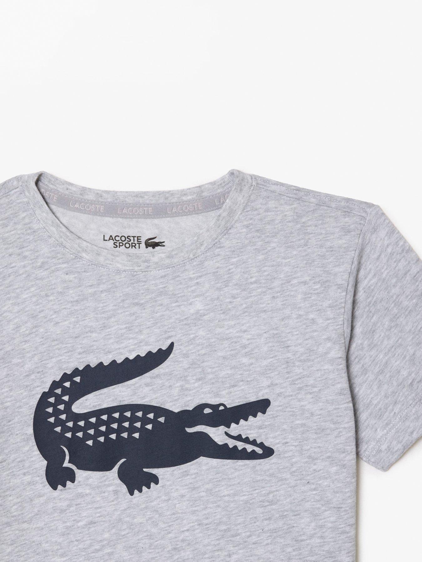 Image 3 of 3 of Lacoste Kids Lacoste Core Performance T-Shirt - Grey
