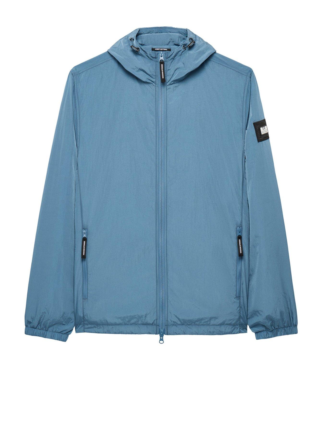 Image 5 of 6 of Weekend Offender Technician Showerproof Hooded Jacket - Blue