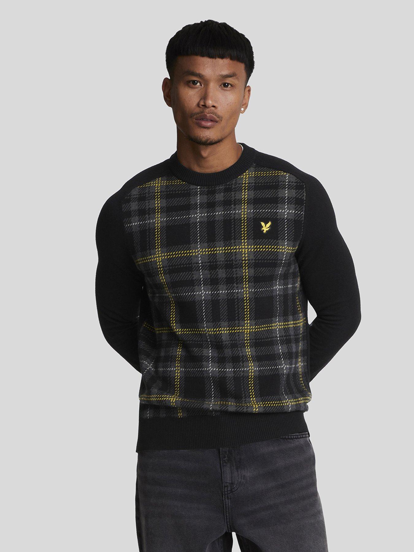 Mens lyle and scott cable knit jumper hot sale