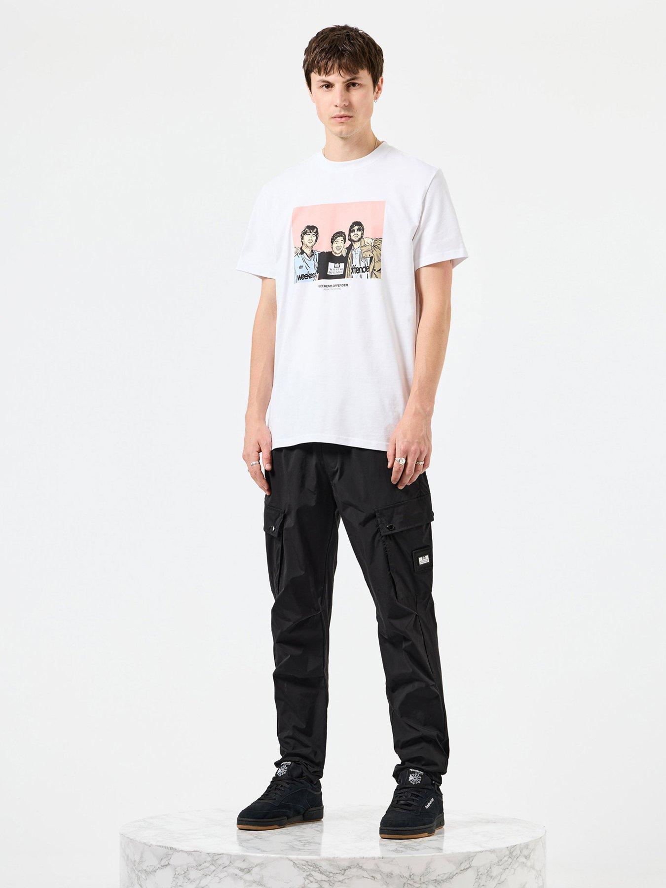 weekend offender ナイロンパンツ Weekend Offender Zanardi Relaxed Technical Nylon Pant - Black | Very