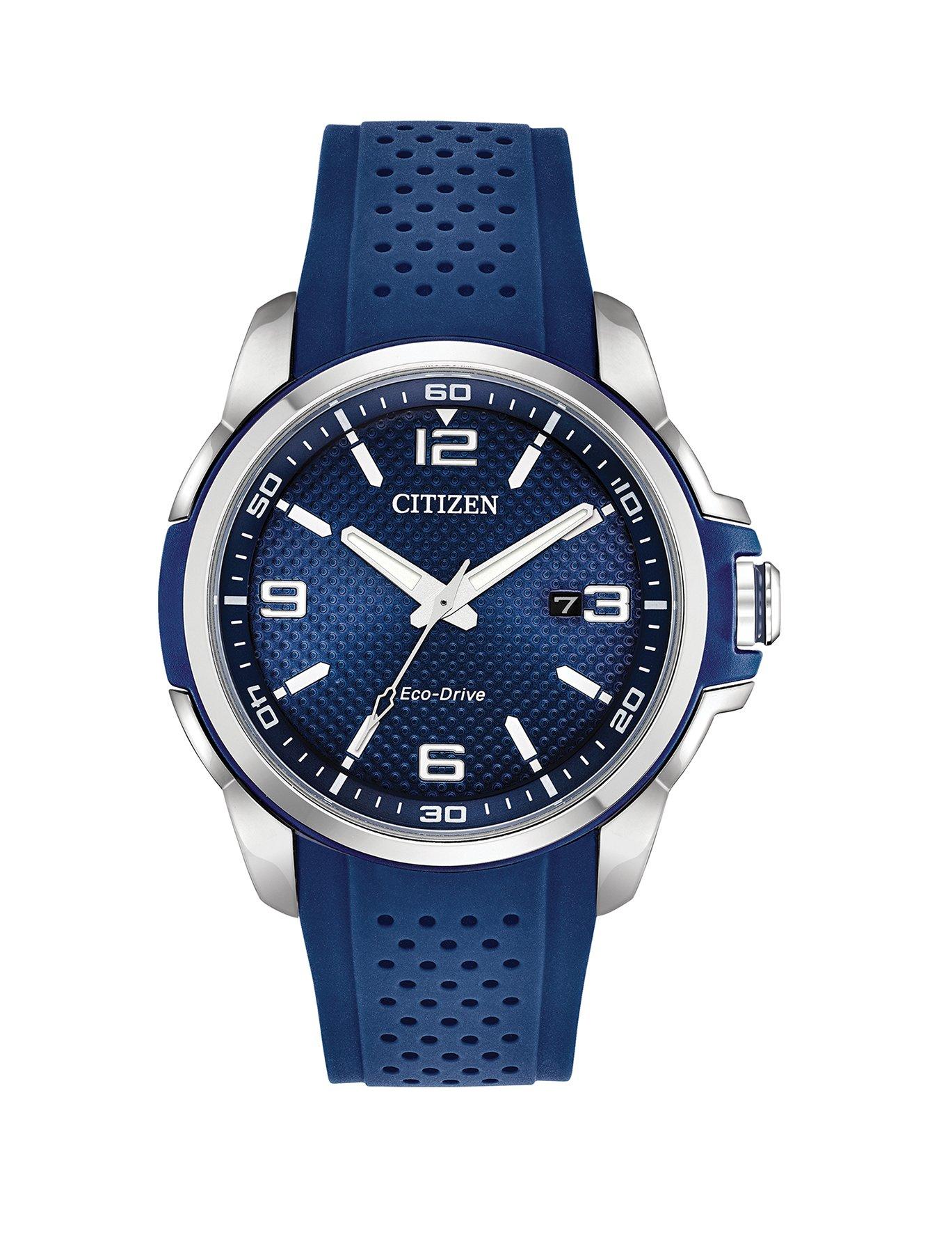 Product photograph of Citizen Gents Eco Drive Sports Watch from very.co.uk