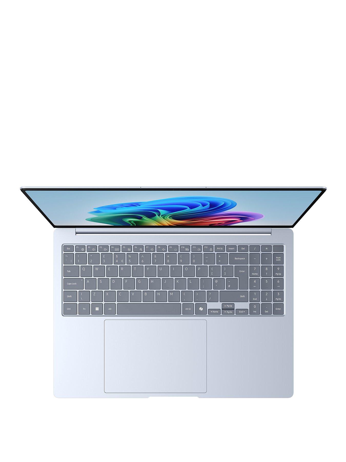Image 3 of 7 of Samsung Galaxy Book4 Edge Copilot+ PC - 16-inch 120Hz AMOLED Touchscreen Laptop, Snapdragon X Elite, 16GB RAM, 512GB SSD - Sapphire Blue