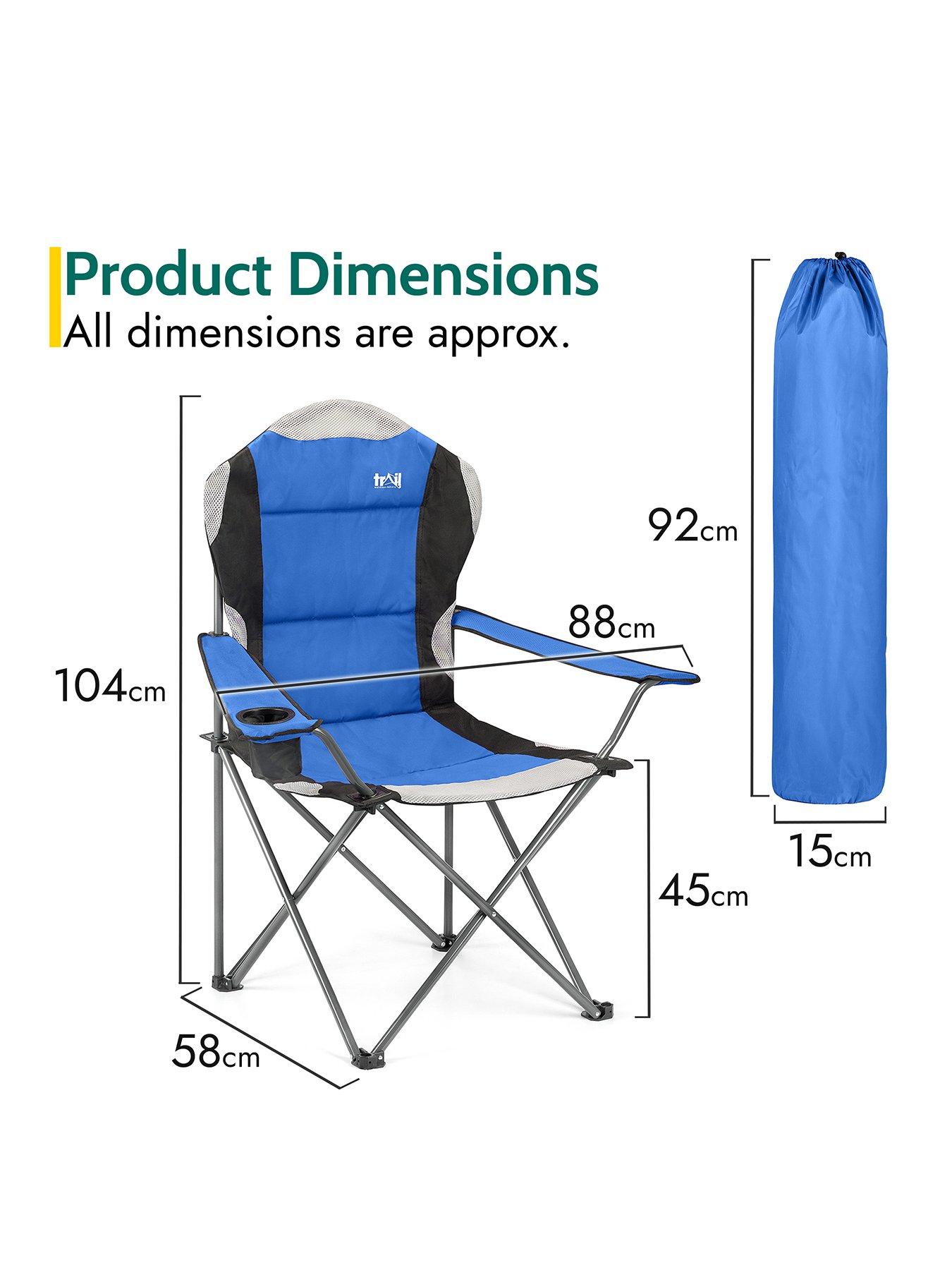 Image 2 of 7 of Trail Kestrel Padded High Back Camping Chair
