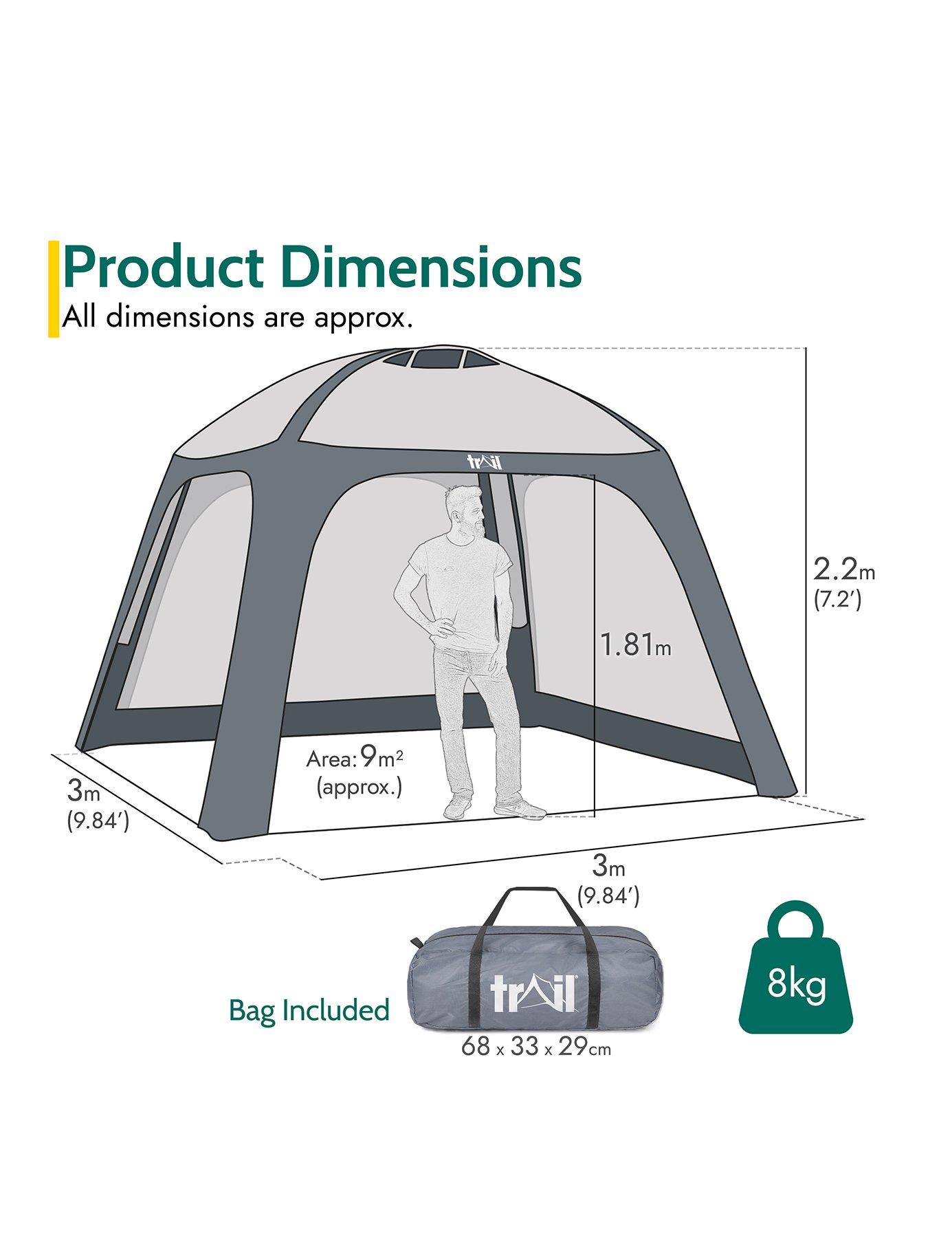 Image 2 of 7 of Trail Inflatable Gazebo with Sides