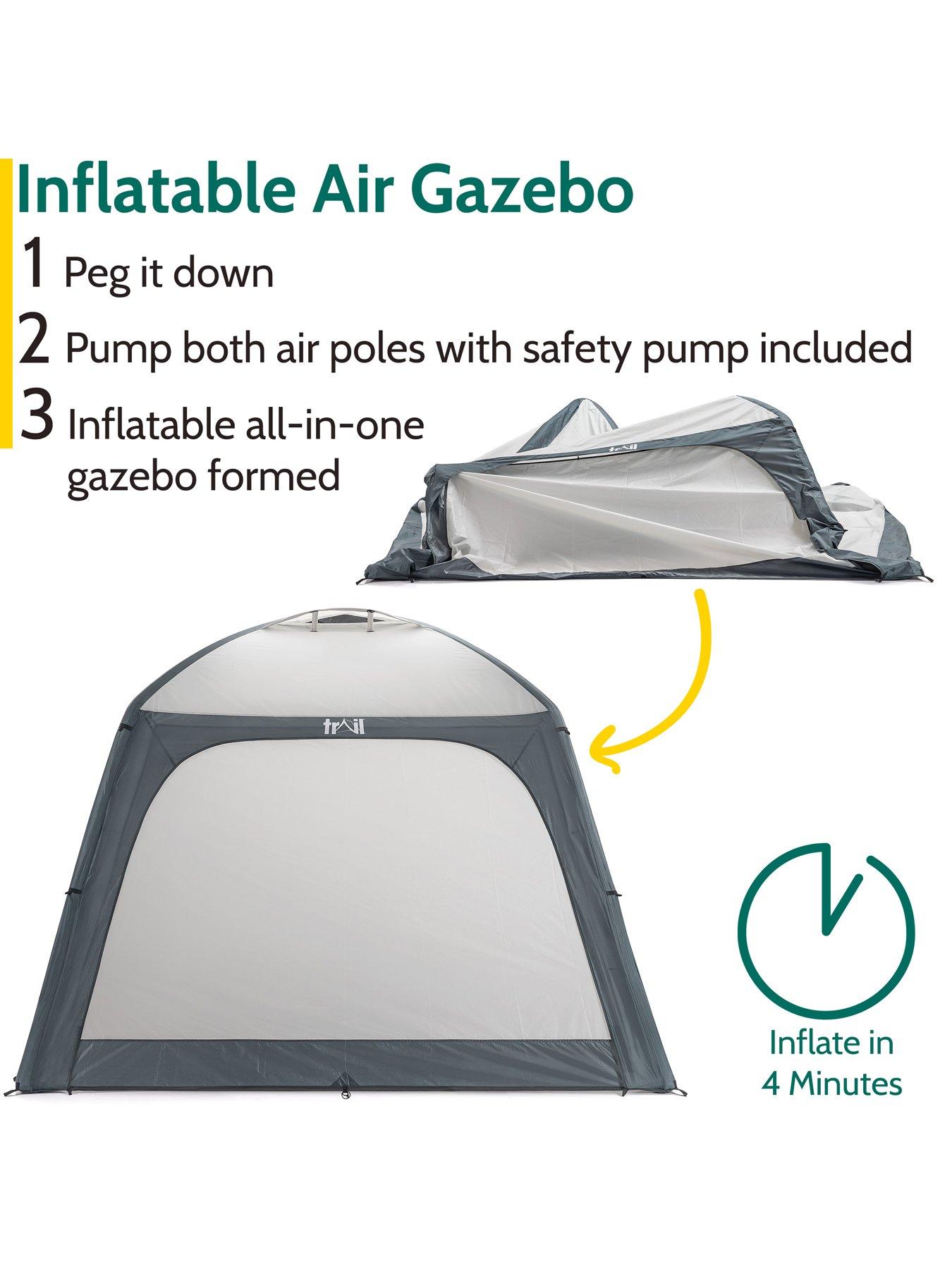 Image 3 of 7 of Trail Inflatable Gazebo with Sides