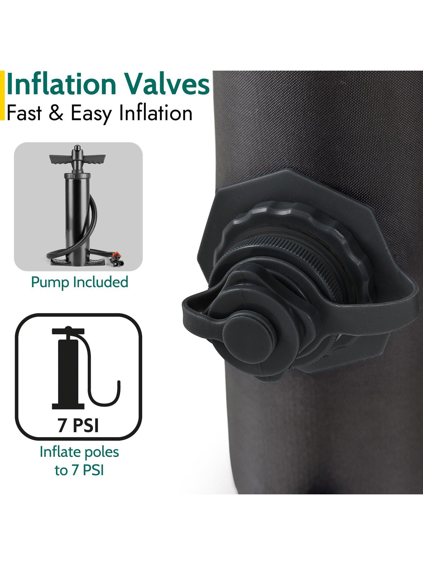 Image 7 of 7 of Trail Luxton 6 Man Inflatable Tent with Pump