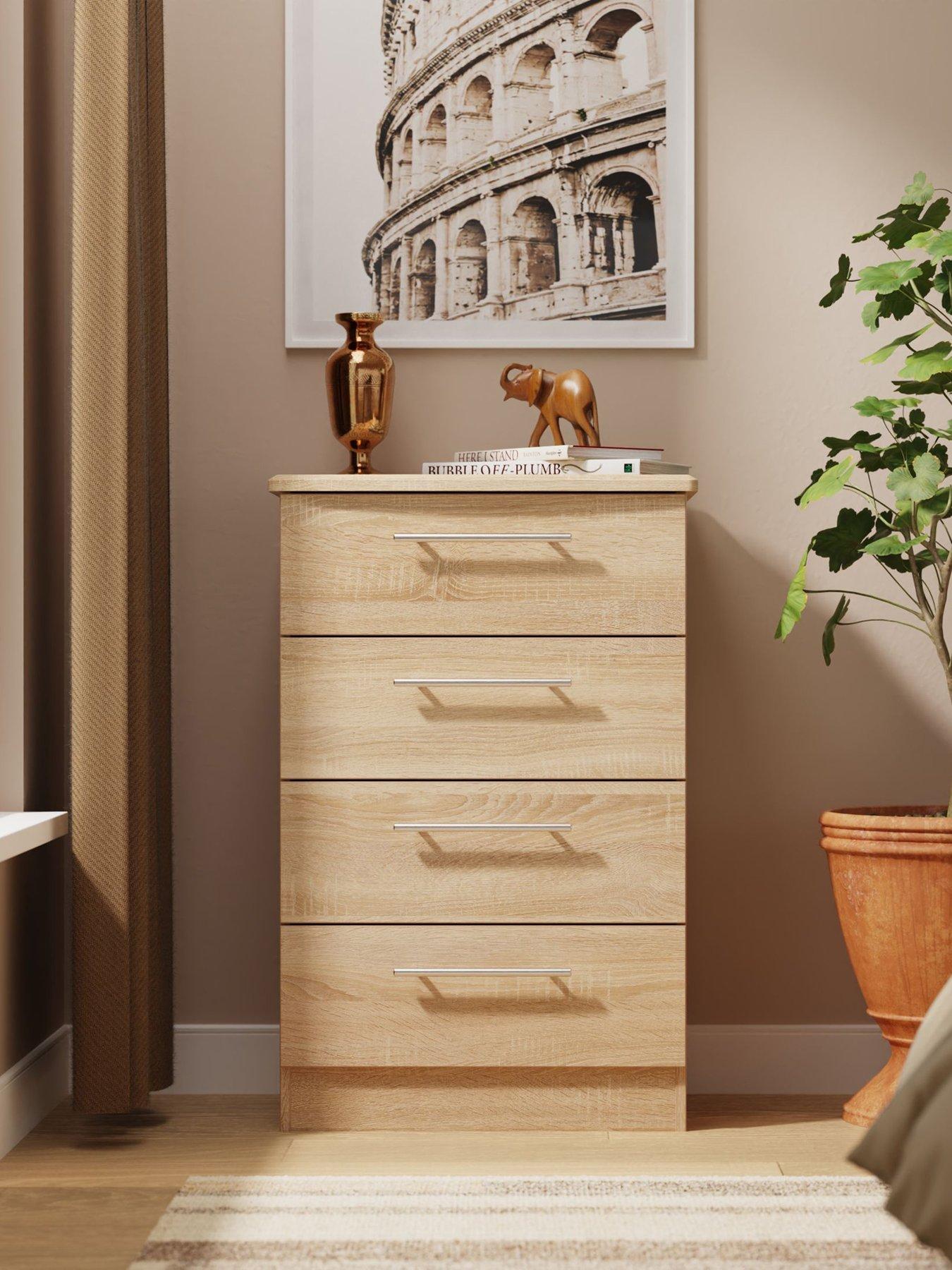 undefined Oxford Ready Assembled 4 Drawer Chest