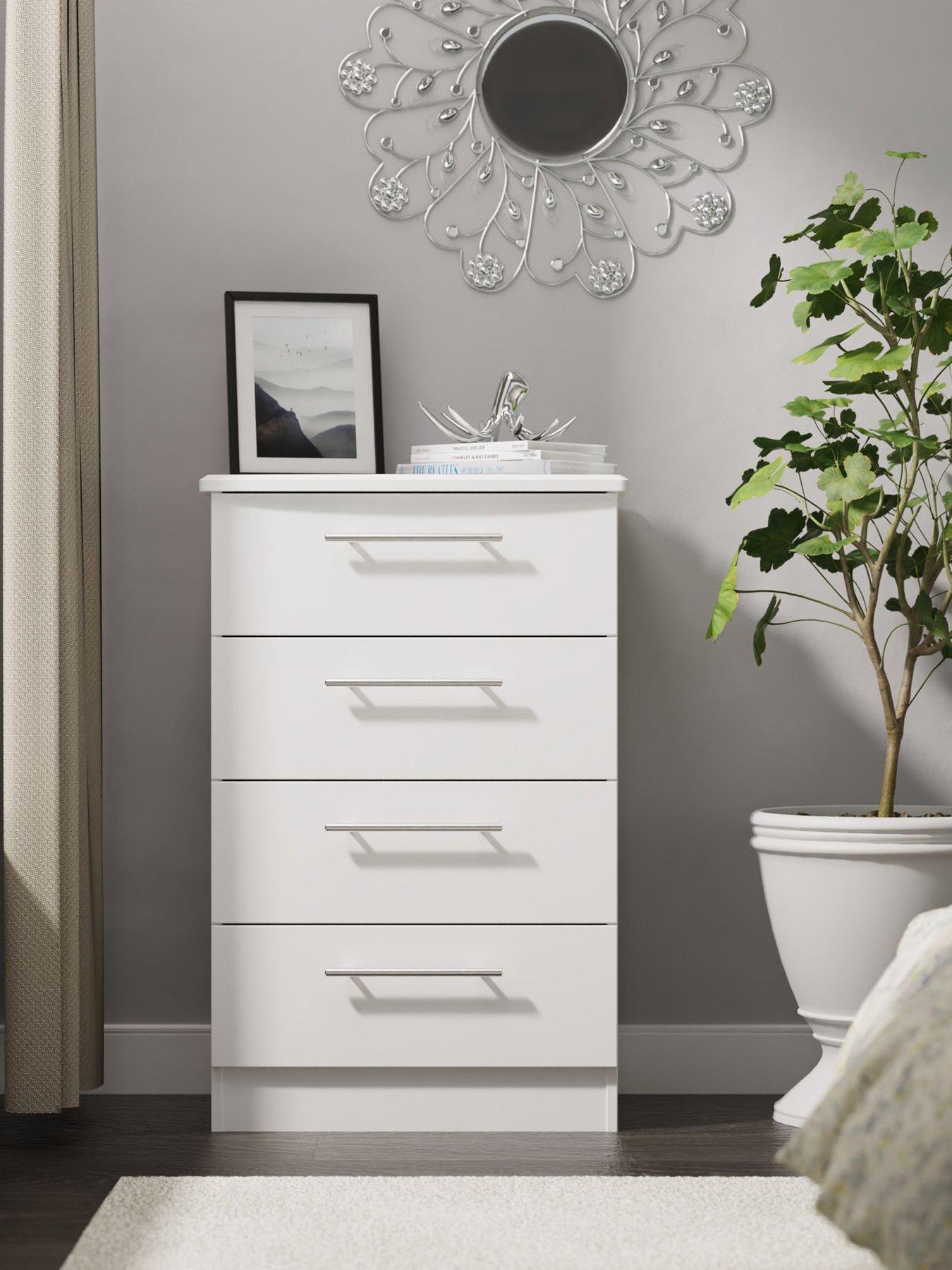 Product photograph of Swift Oxford Ready Assembled 4 Drawer Chest from very.co.uk