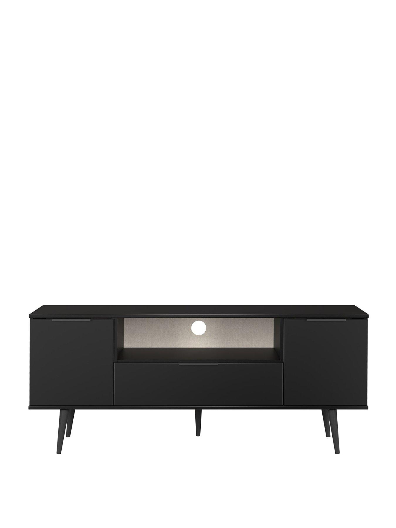 Image 2 of 7 of SWIFT Emerson Ready Assembled 2 Door, 1 Soft Close Drawer Wide TV Unit